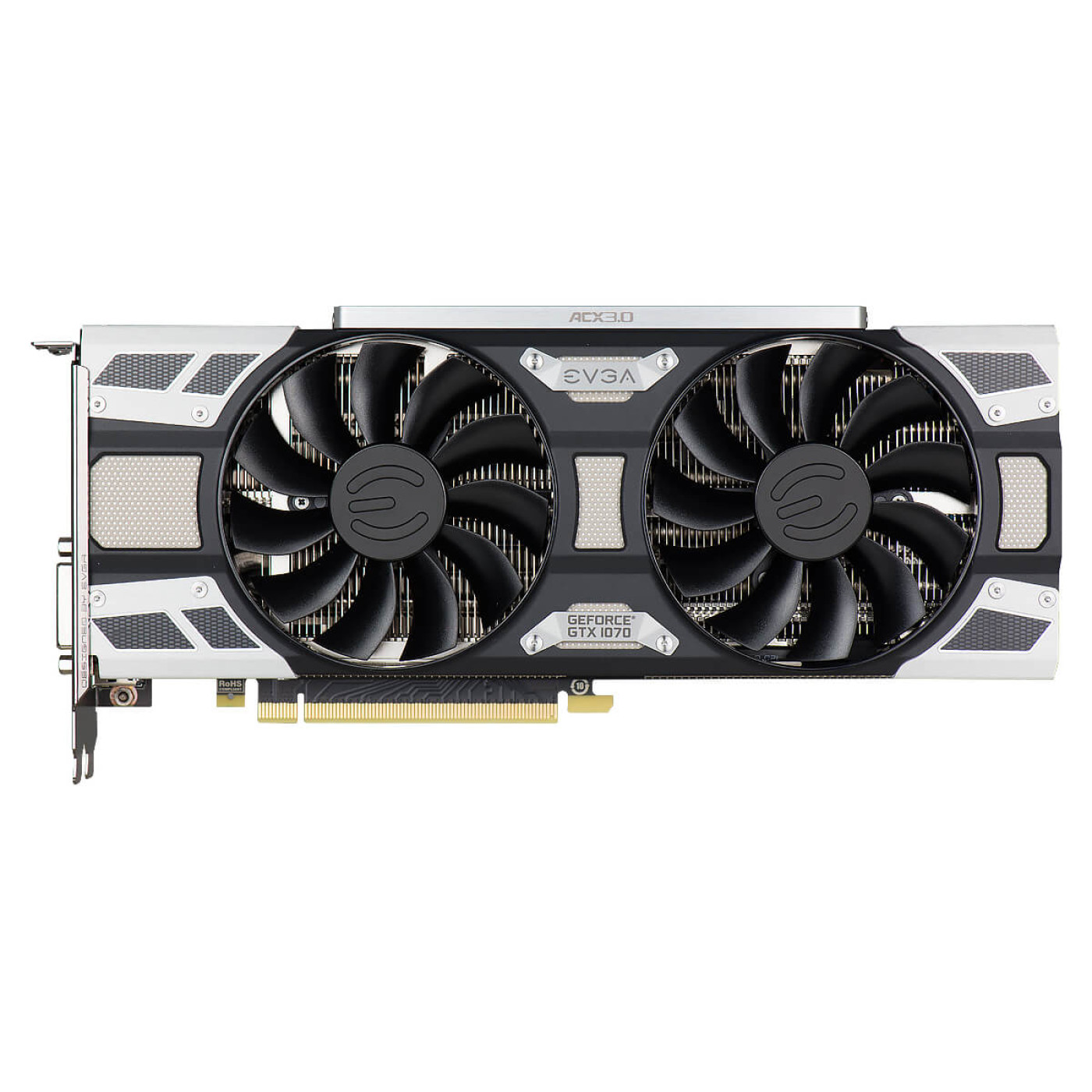 Видеокарта EVGA GTX 1070 8Gb GAMING ACX 3.0 Led (08G-P4-6171-KR) (GDDR5, 256 bit, PCI-E 3.0 x16) Б/у