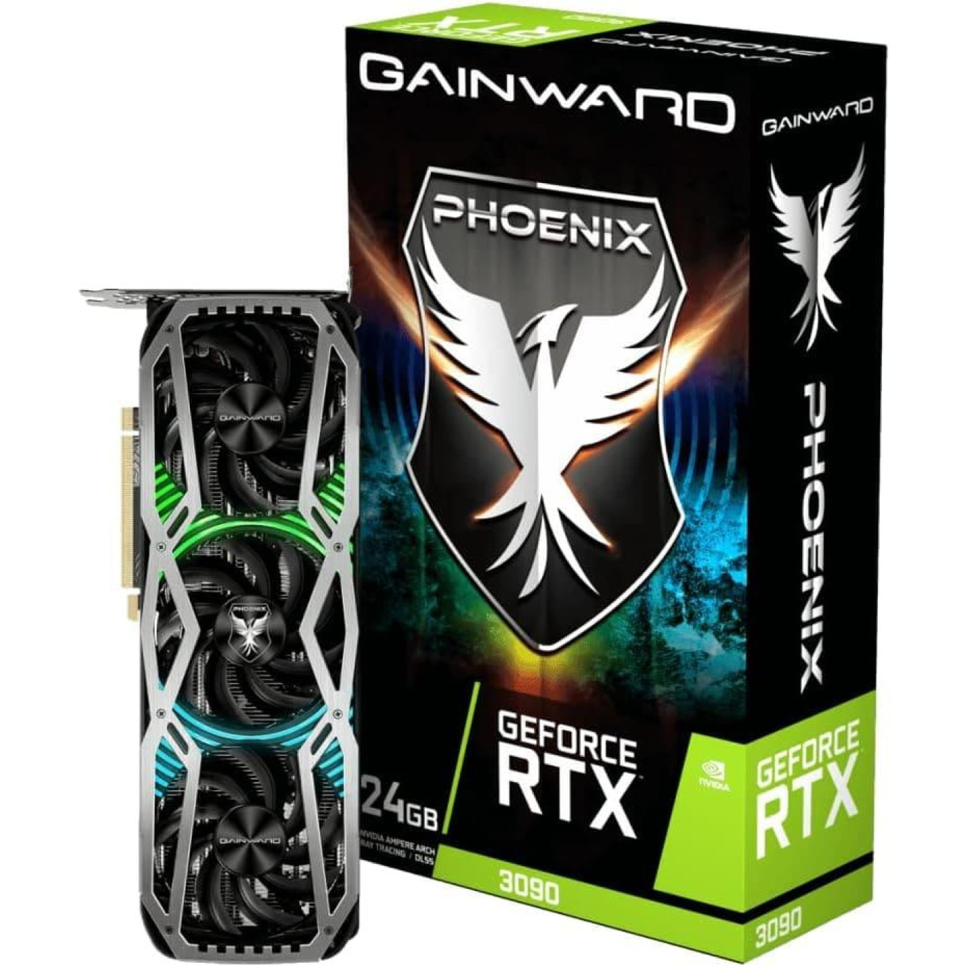 Відеокарта Gainward RTX 3090 24GB Phoenix (NED3090019SB-132BX) (GDDR6X, 384 bit, PCI-E v4.0 x16) Б/в