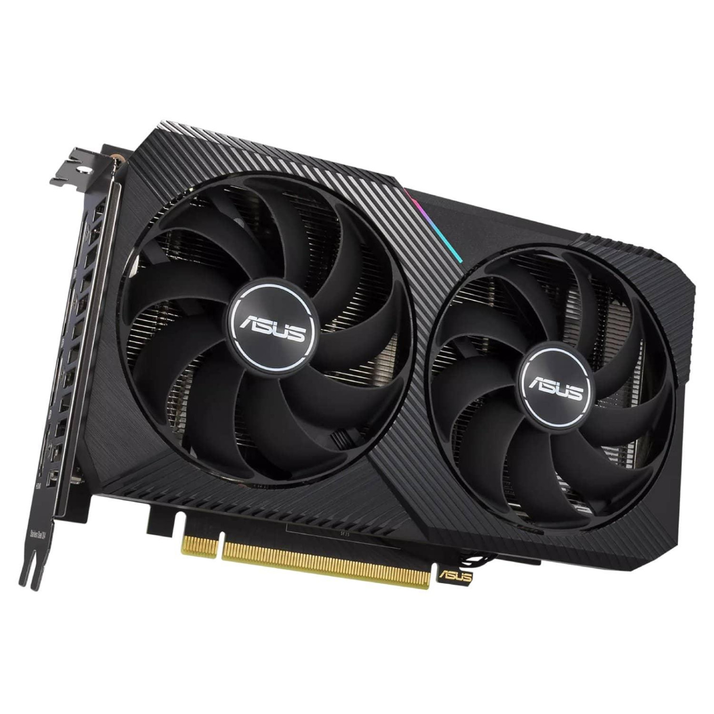Видеокарта ASUS RTX 3060 8GB Dual OC (DUAL-RTX3060-O8G) (GDDR6, 128 bit, PCI-E v4.0 x16) Б/у