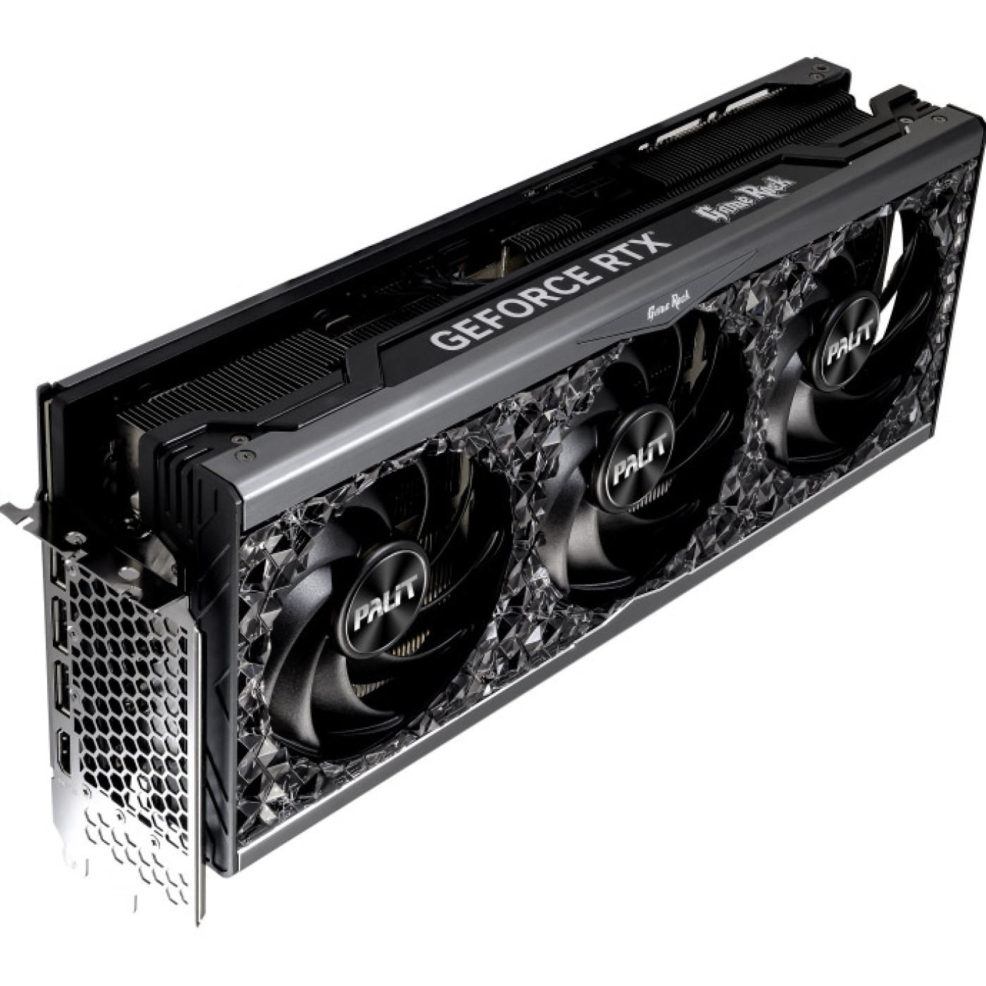 Відеокарта Palit RTX 4090 24GB GameRock OmniBlack (NED4090019SB-1020Q) (GDDR6X, 384 bit, PCI-E v4.0 x16) Б/в