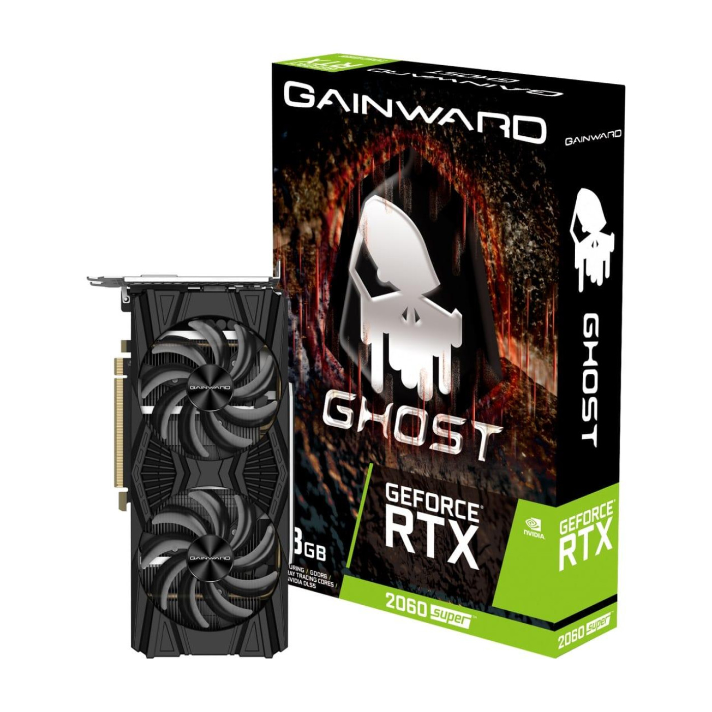 Відеокарта Gainward RTX 2060 8Gb Super Ghost (NE6206S018P2-1160X-1) (GDDR6, 256 bit, PCI-E v3.0) Б/в