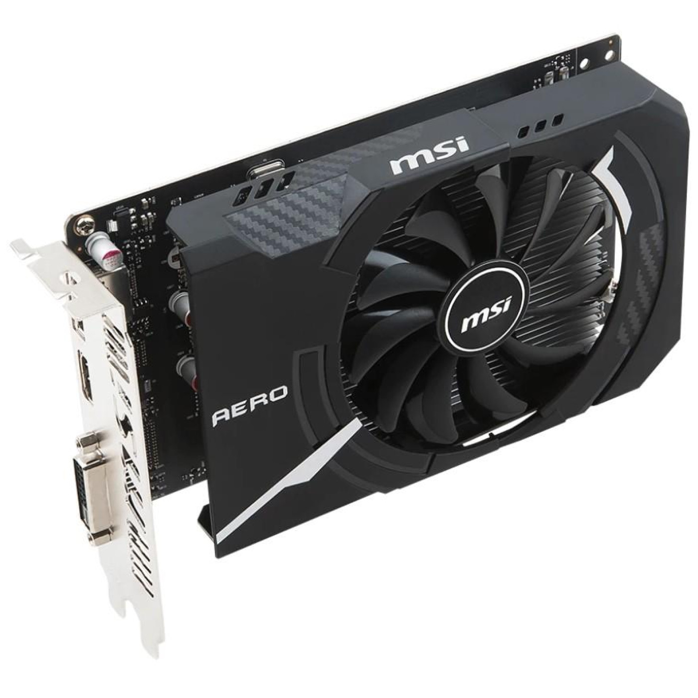 Відеокарта MSI GTX 1050Ti 4Gb Aero ITX OC (GTX 1050 TI AERO ITX 4G OCV1) (GDDR5, 128 bit, PCI-E v3.0) Б/в