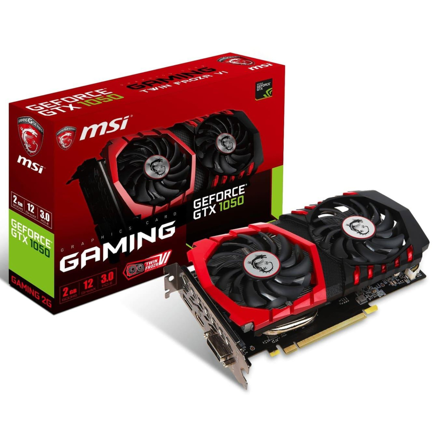 Видеокарта MSI GTX 1050 2Gb Gaming (GTX 1050 2Gb Gaming) (GDDR5, 128 bit, PCI-E 3.0 x16)