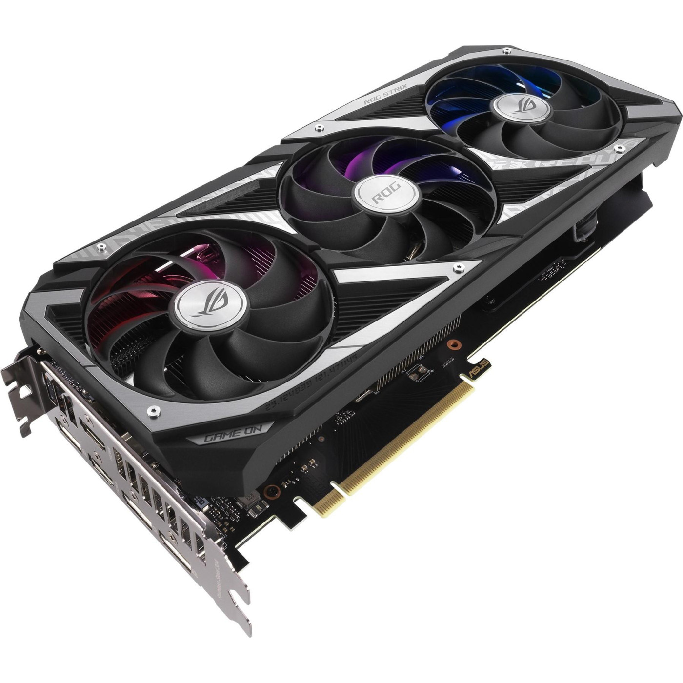 Видеокарта ASUS RTX 3060 12Gb ROG Strix Gaming OC (ROG-STRIX-RTX3060-O12G-GAMING) (GDDR6, 192 bit, PCI-E v4.0 x16) Б/у