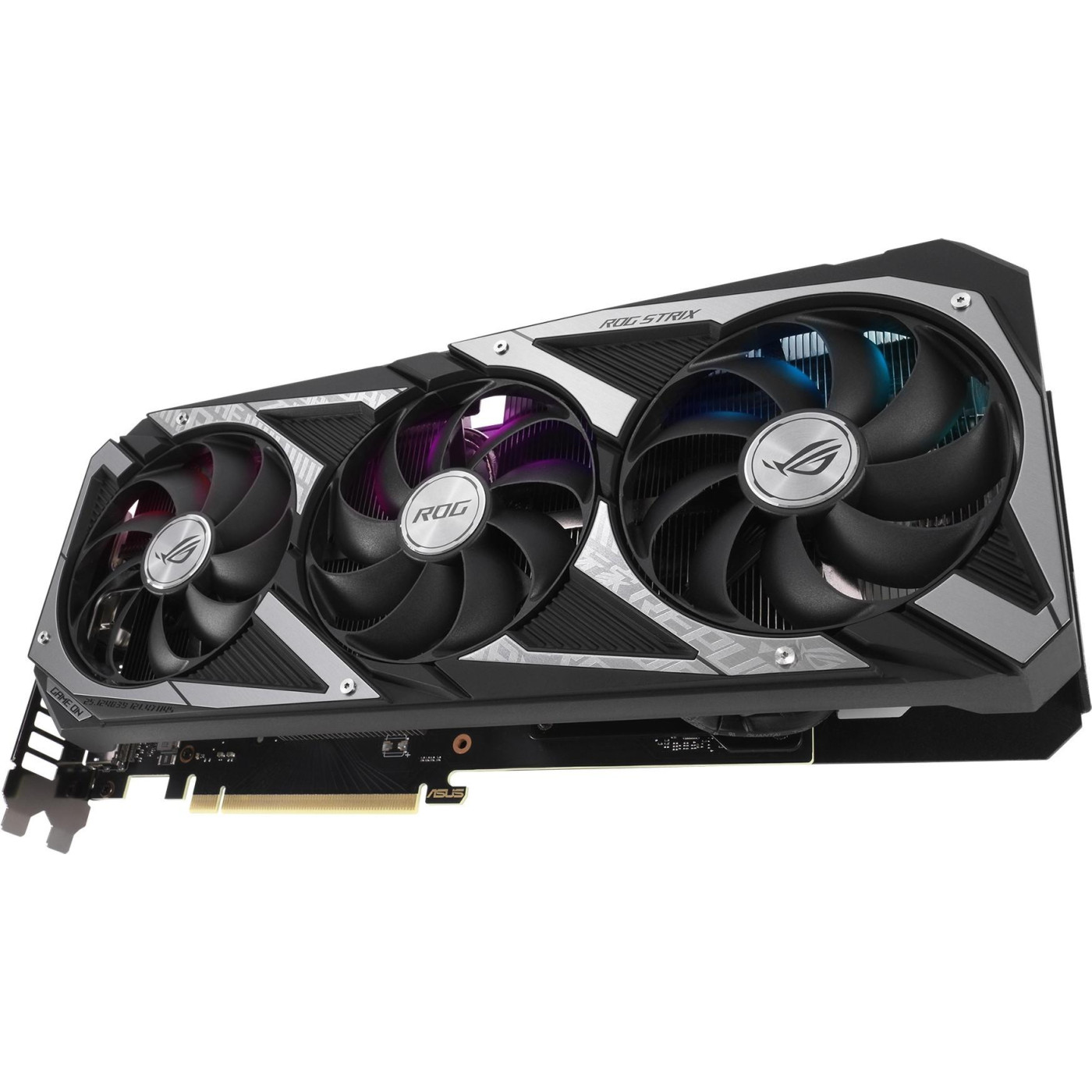 Видеокарта ASUS RTX 3060 12Gb ROG Strix Gaming OC (ROG-STRIX-RTX3060-O12G-GAMING) (GDDR6, 192 bit, PCI-E v4.0 x16) Б/у