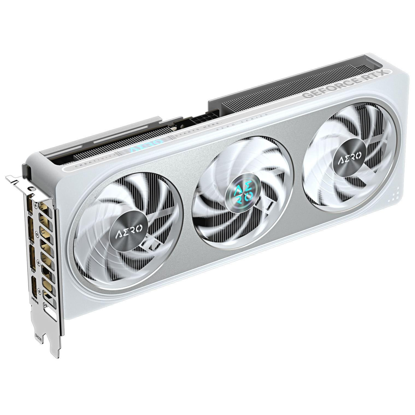 Відеокарта Gigabyte RTX 5060 Ti 16G AERO OC (GV-N506TAERO OC-16GD) (GDDR7, 128 bit, PCI-E v5.0 x8)