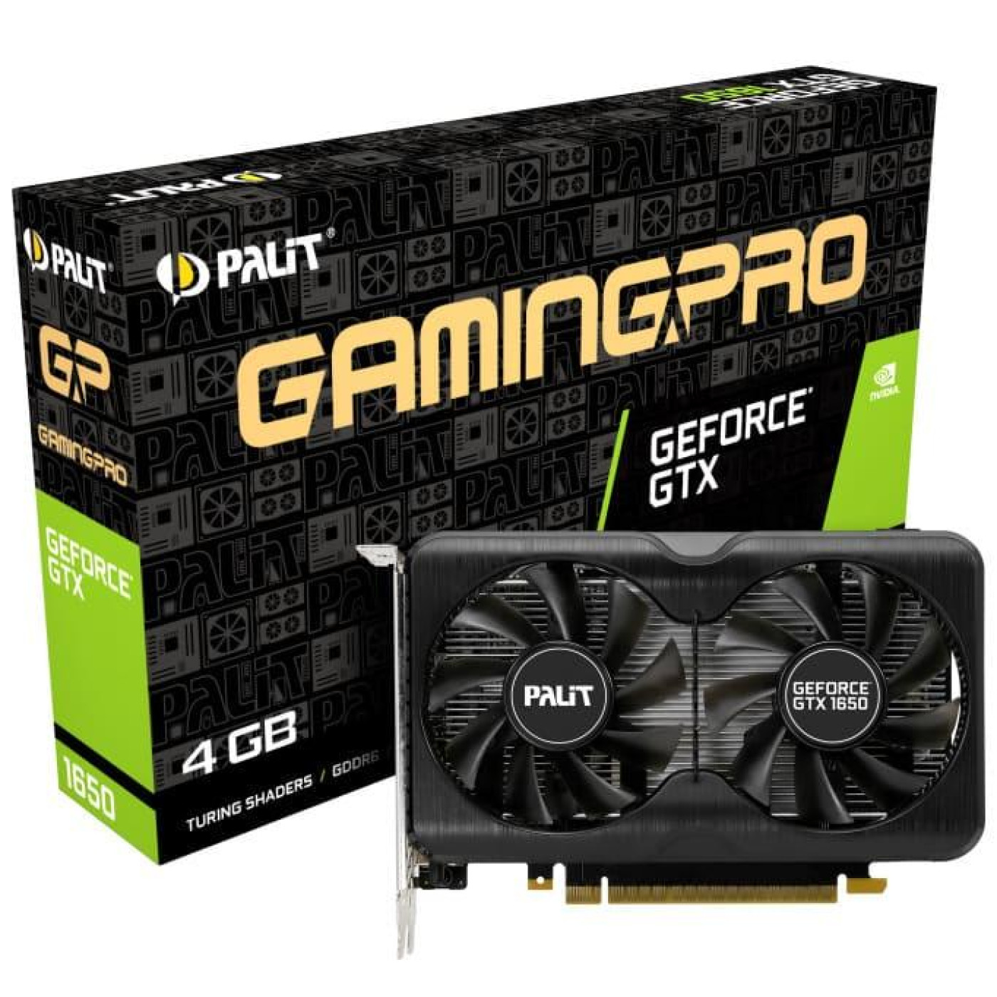 Відеокарта Palit GTX 1650 4Gb GamingPro (NE6165001BG1-1175A) (GDDR6, 128 bit, PCI-E 3.0 x16) Б/в