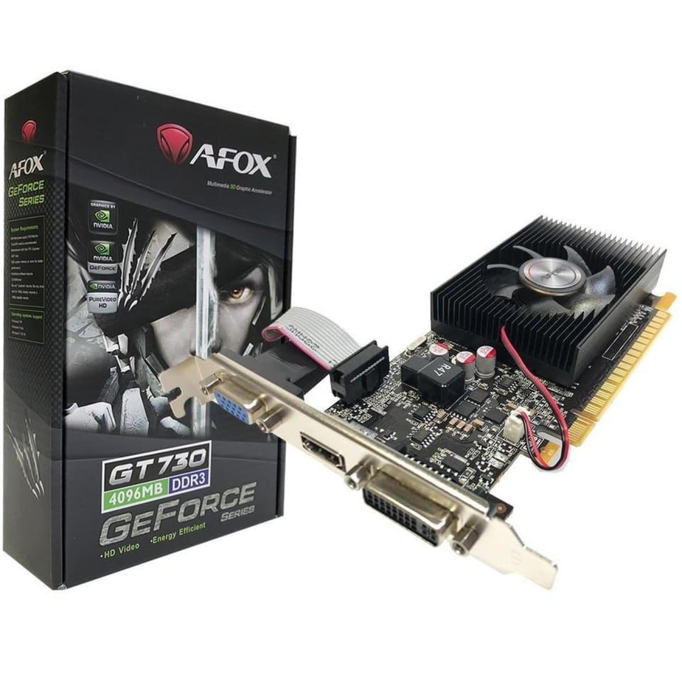 Відеокарта Afox GT 730 4Gb DDR3 (AF730-4096D3L5) (GDDR3, 128 bit, PCI-E v2.0) Б/в