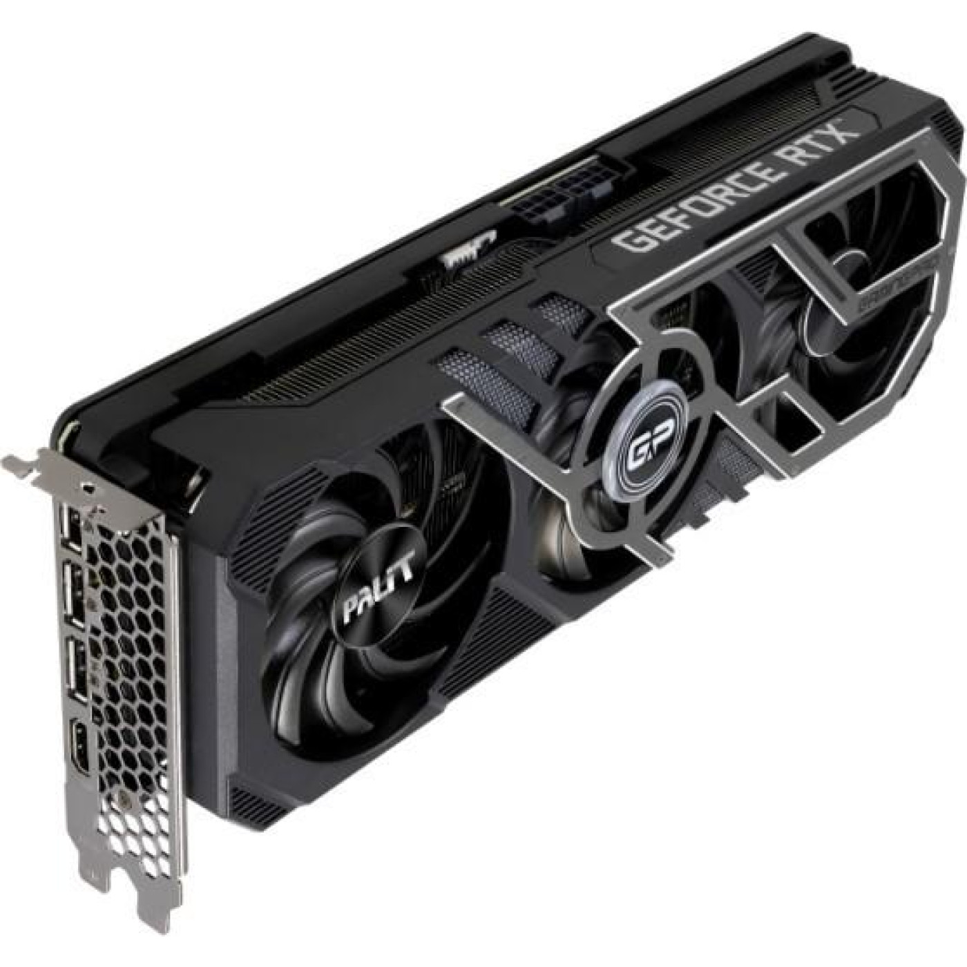Видеокарта Palit RTX 3060Ti 8Gb GamingPro (NE6306T019P2-1041A) (GDDR6, 256 bit, PCI-E v4.0 x16) Б/у