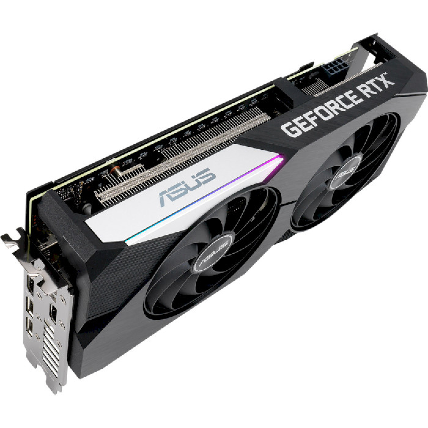 Відеокарта ASUS RTX 3060Ti 8Gb Dual OC (DUAL-RTX3060TI-O8G) (GDDR6, 256 bit, PCI-E v4.0 x16) Б/в