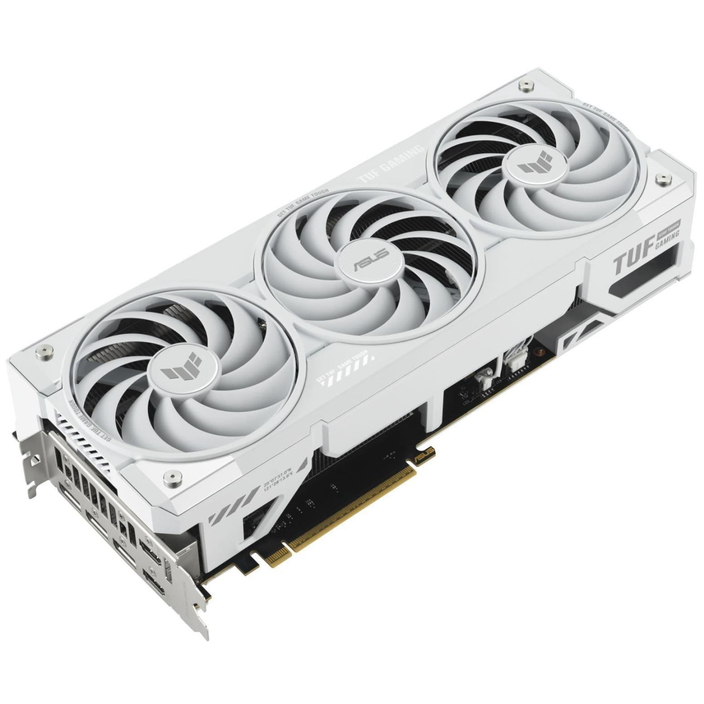 Видеокарта ASUS RTX 5070 Ti 16GB TUF Gaming OC Edition WHITE (TUF-RTX5070TI-O16G-WHITE-GAMING) (GDDR7, 256 bit, PCI-E v5.0 x16)