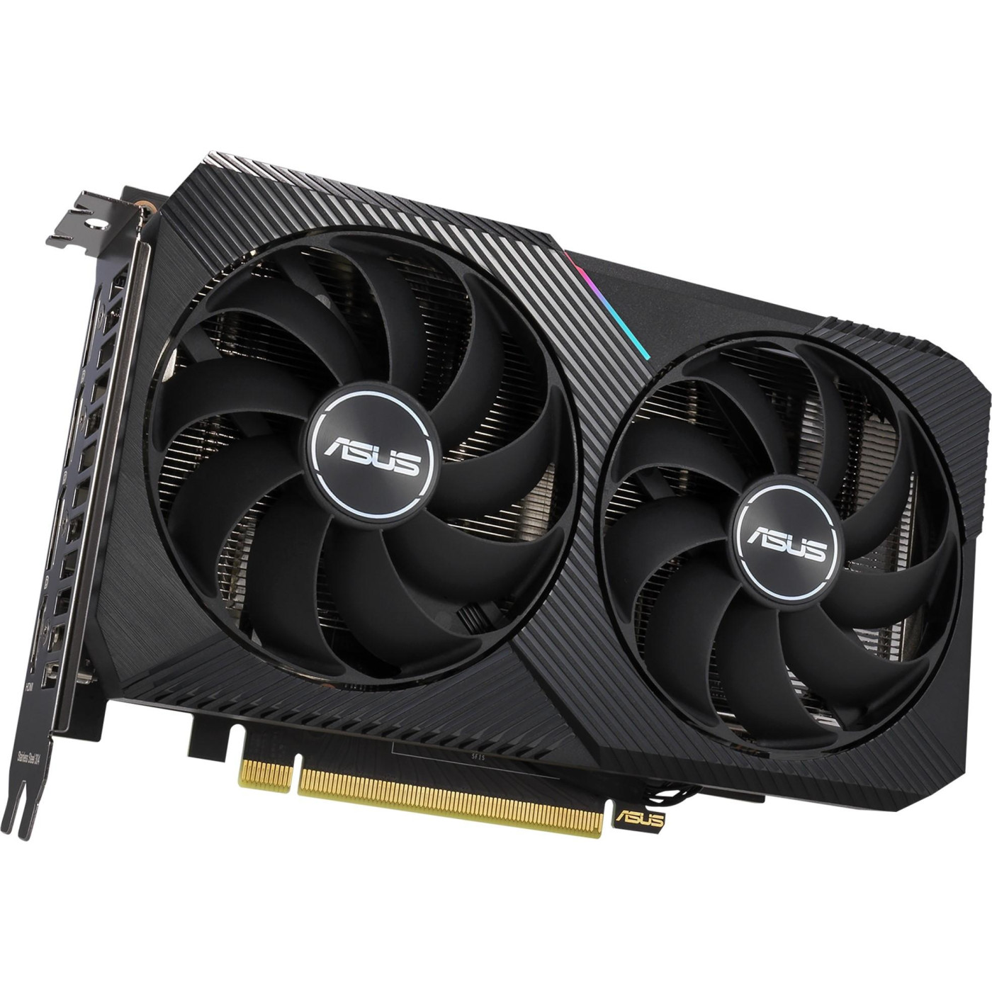 Видеокарта ASUS RTX 3060 12Gb Dual OC V2 LHR (DUAL-RTX3060-O12G-V2) (GDDR6, 192 bit, PCI-E v4.0) Б/у