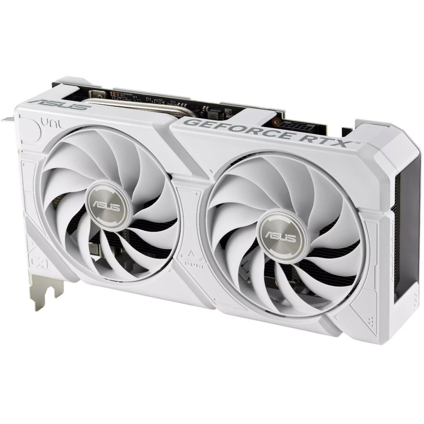Видеокарта ASUS RTX 4070 SUPER 12GB EVO OC WHITE (DUAL-RTX4070S-O12G-EVO-WHITE) (GDDR6X, 192 bit, PCI-E 4.0 x16)