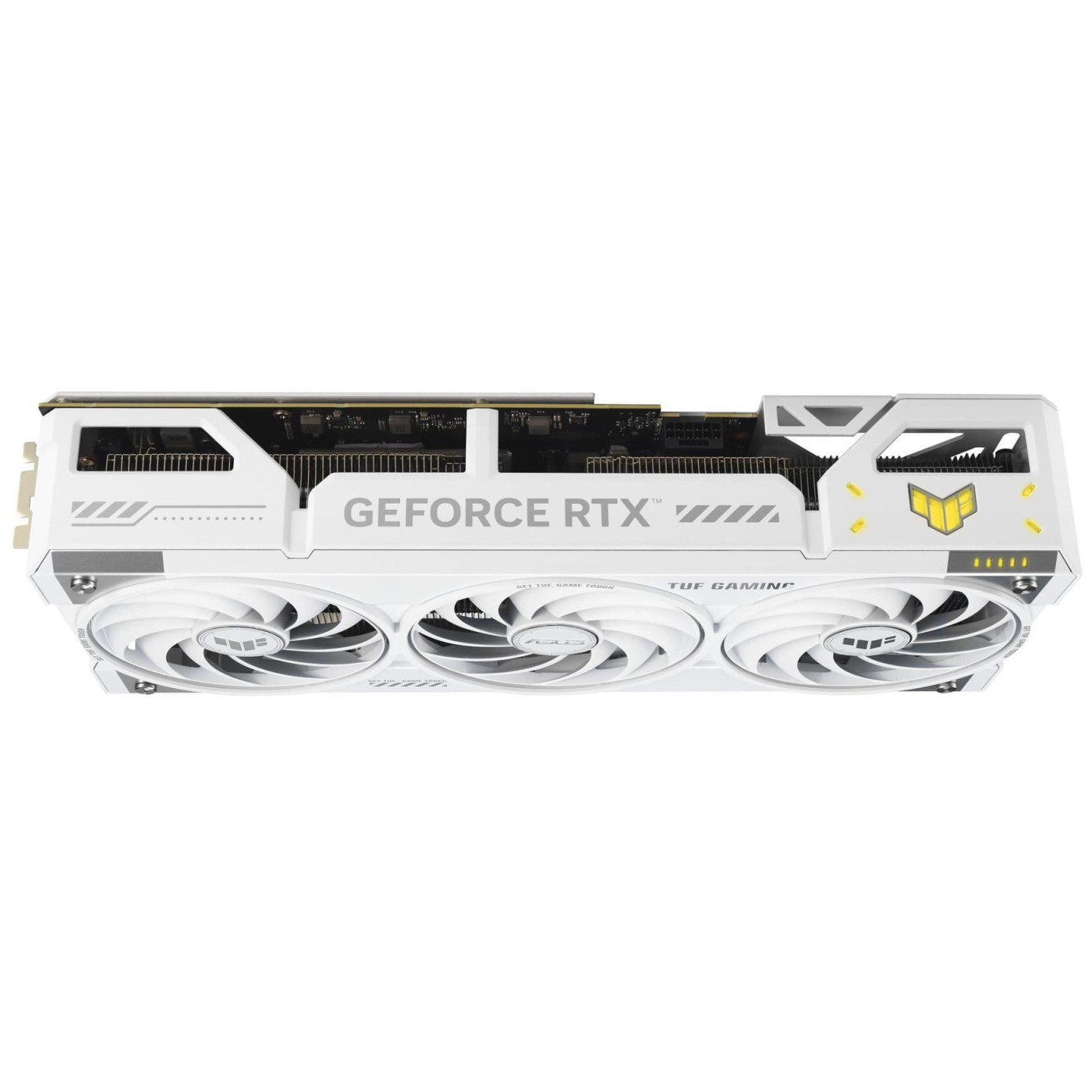 Відеокарта ASUS RTX 5070 Ti 16GB TUF Gaming OC Edition BTF WHITE (TUF-RTX5070TI-O16G-BTF-WHITE) (GDDR7, 256 bit, PCI-E v5.0 x16)