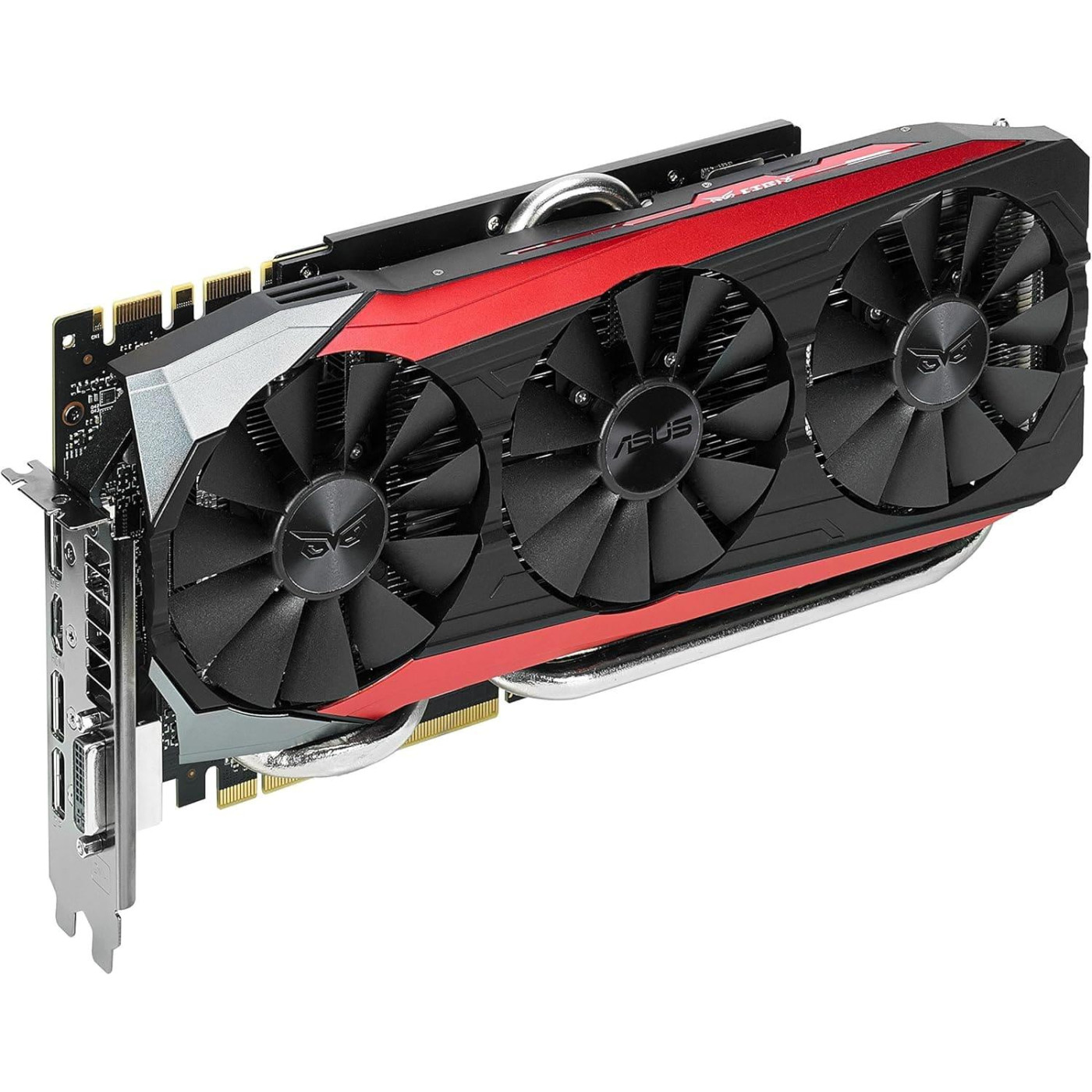 Видеокарта ASUS GTX 980Ti 6Gb STRIX Gaming (STRIX-GTX980TI-DC3OC-6GD5) (GDDR5, 384 bit, PCI-E 3.0 x16)