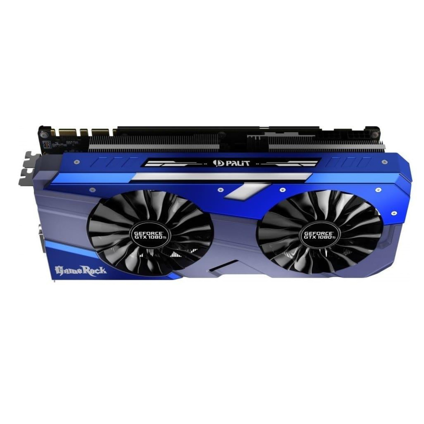 Відеокарта Palit GTX 1080Ti 11Gb GameRock (NEB108TT15LC-1020G) (GDDR5X, 352 bit, PCI-E v3.0) Б/в
