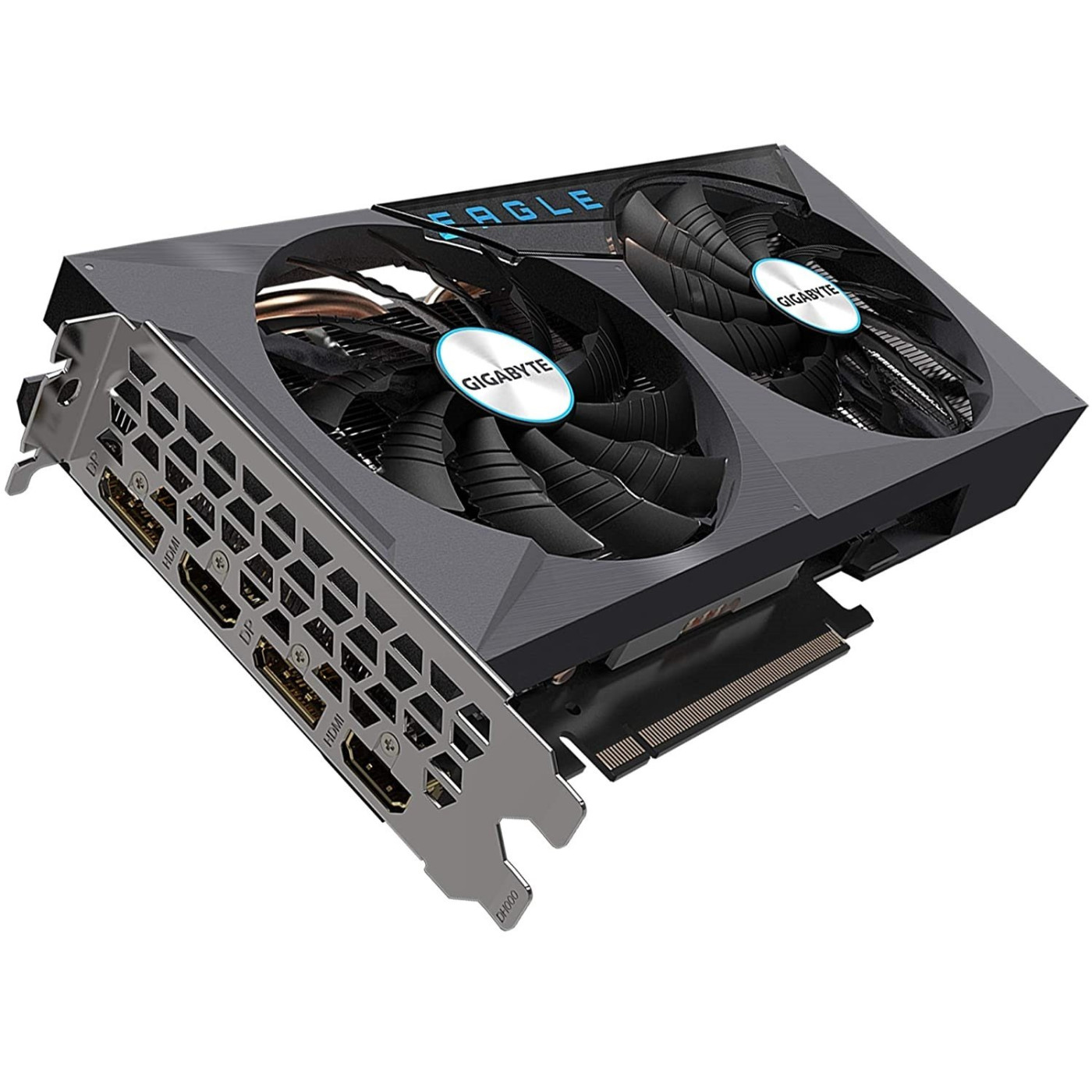 Видеокарта Gigabyte RTX 3060TI 8GB Eagle OC LHR (GV-N306TEAGLE OC-8GD rev. 2.0) (GDDR6, 256 bit, PCI-E 4.0 x16) Б/у