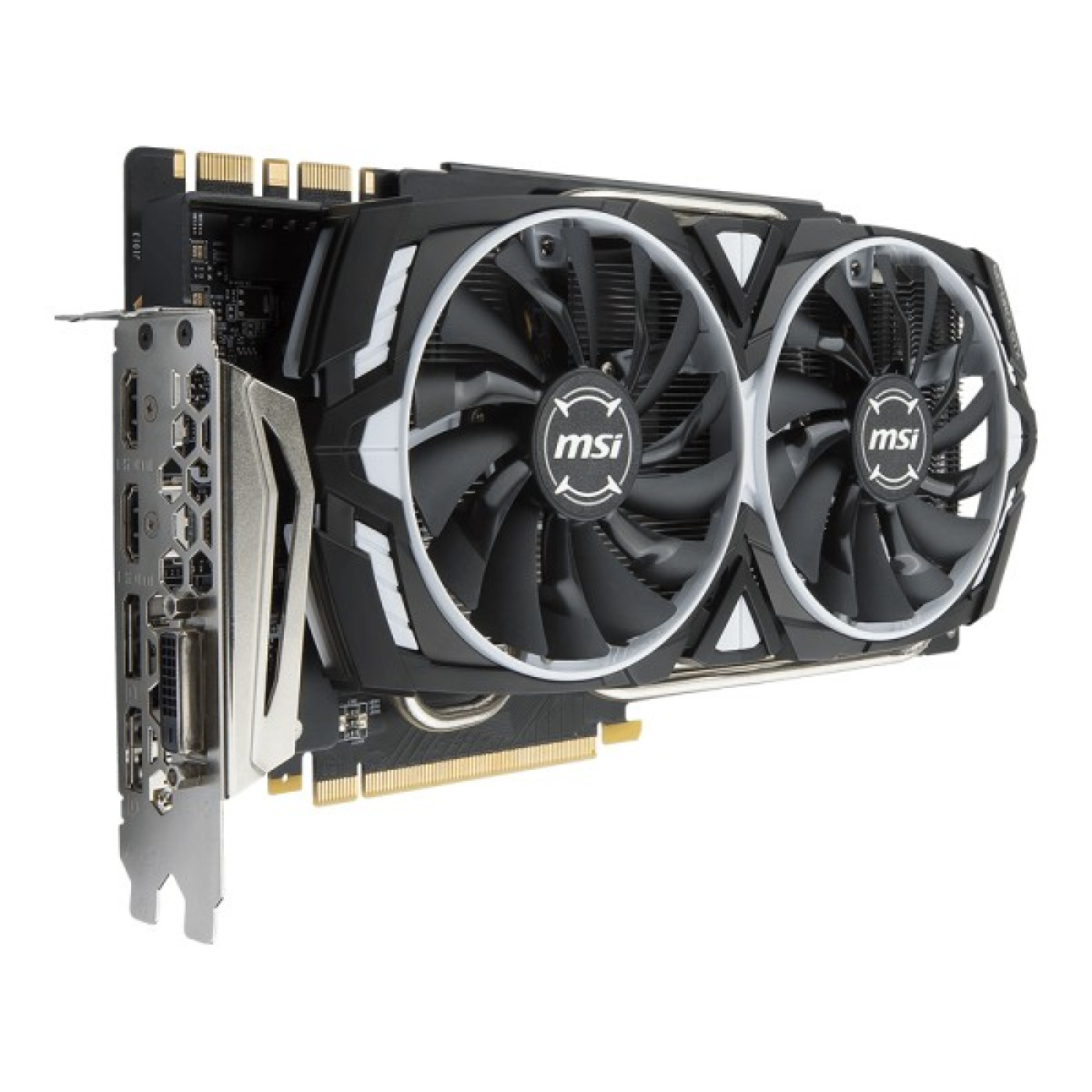 Відеокарта MSI GTX 1080Ti 11Gb Armor (GTX 1080 TI ARMOR 11G OC) (GDDR5X, 352 bit, PCI-E v3.0) Б/в