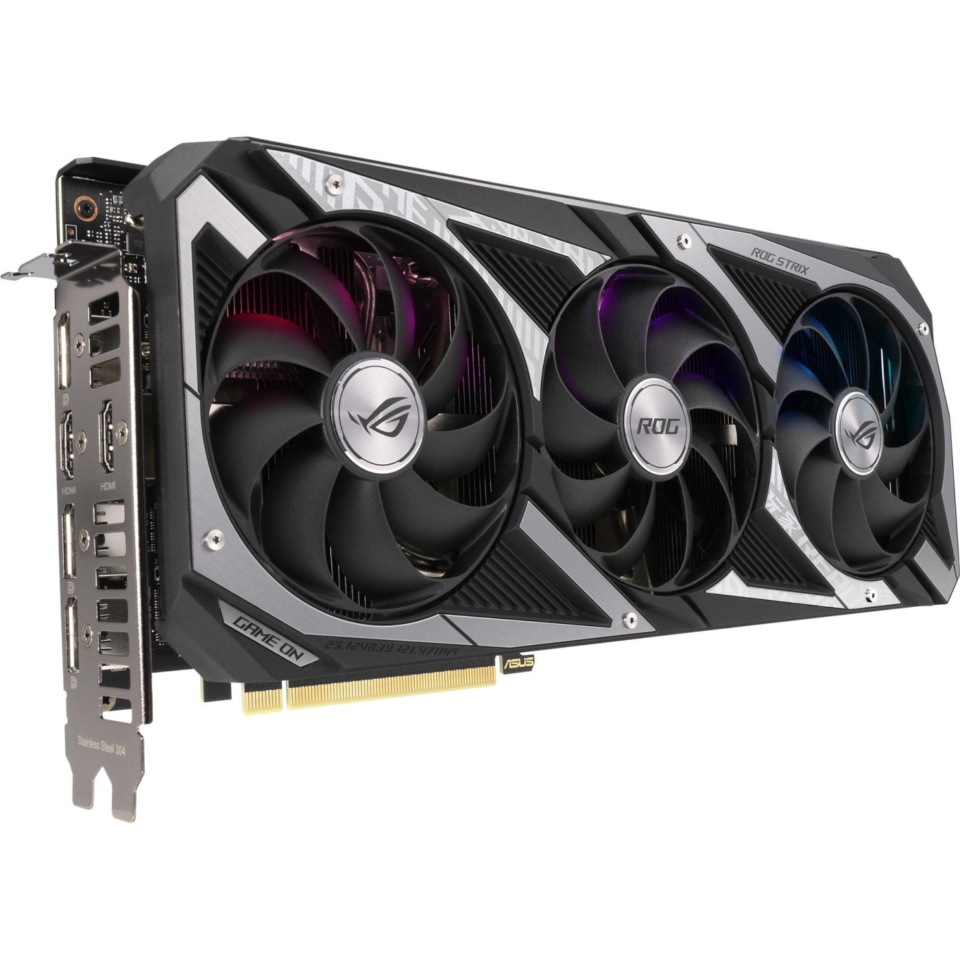 Видеокарта ASUS RTX 3060 12Gb ROG Strix OC LHR (ROG-STRIX-RTX3060-O12G-V2-GAMING) (GDDR6, 192 bit, PCI-E v4.0 x16) Б/у