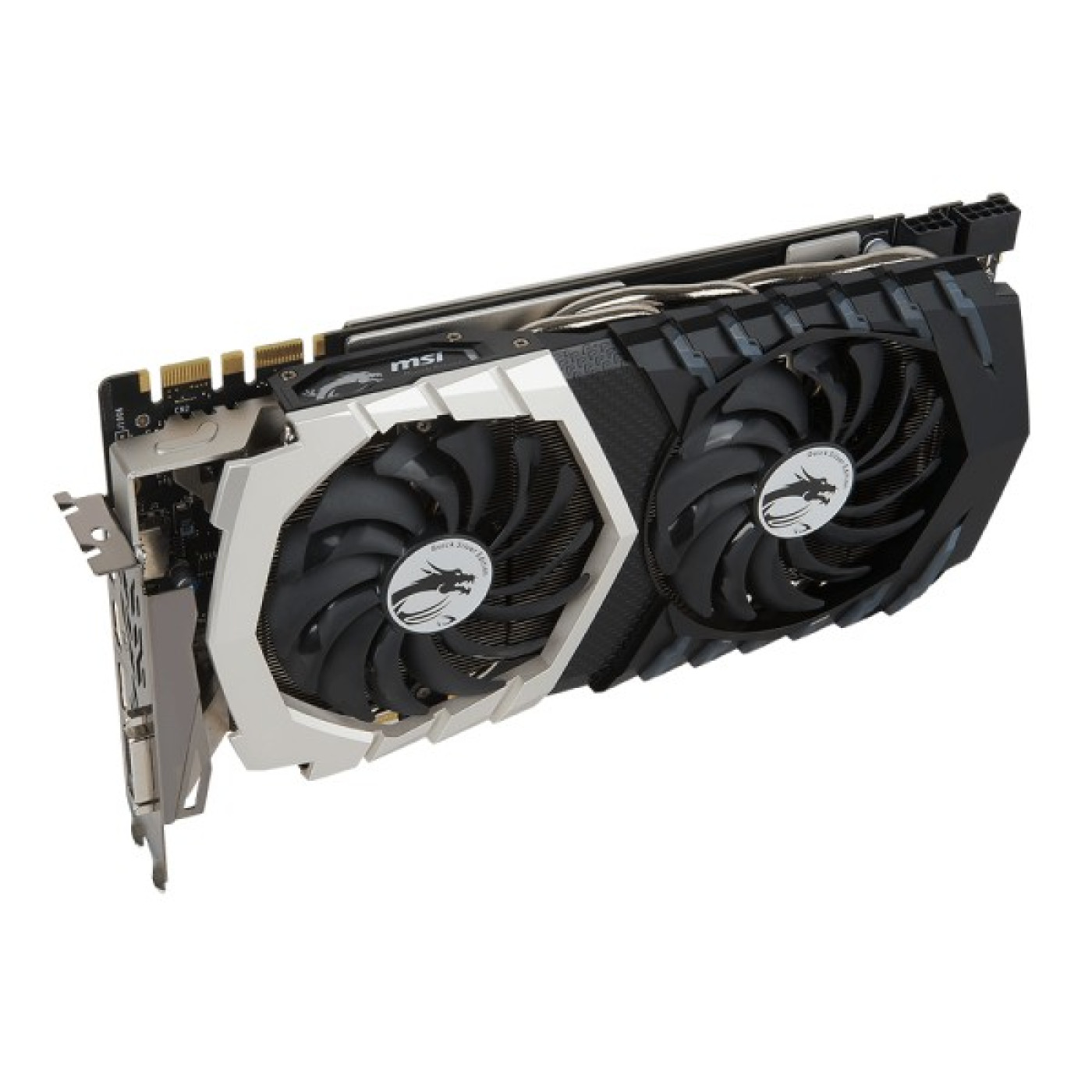 Видеокарта MSI GTX 1070 8Gb Quick Silver OC (GEFORCE GTX 1070 QUICK SILVER 8G OC) (GDDR5, 256 bit, PCI-E 3.0 x16) Б/у