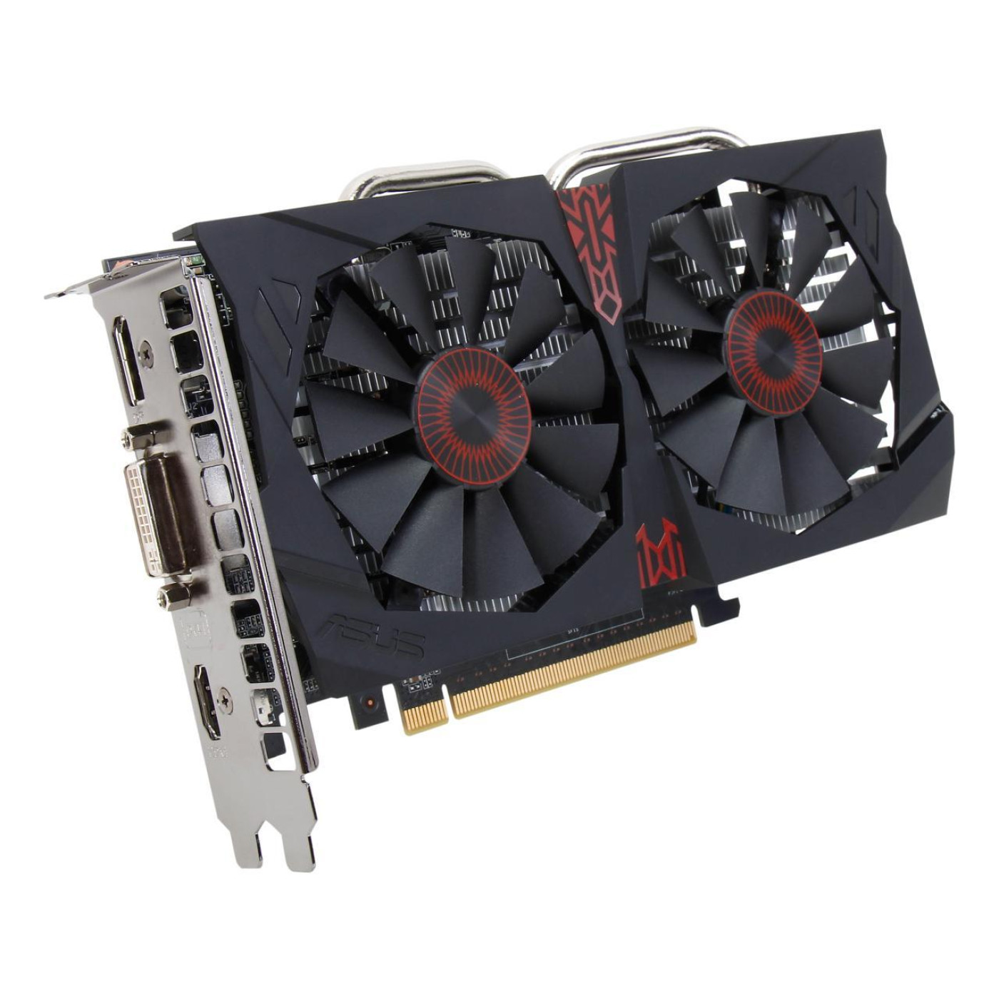 Видеокарта ASUS GTX 750Ti 2Gb Strix OC (STRIX-GTX750TI-OC-2GD5) (GDDR5, 128 bit, PCI-E 3.0 x16) Б/у