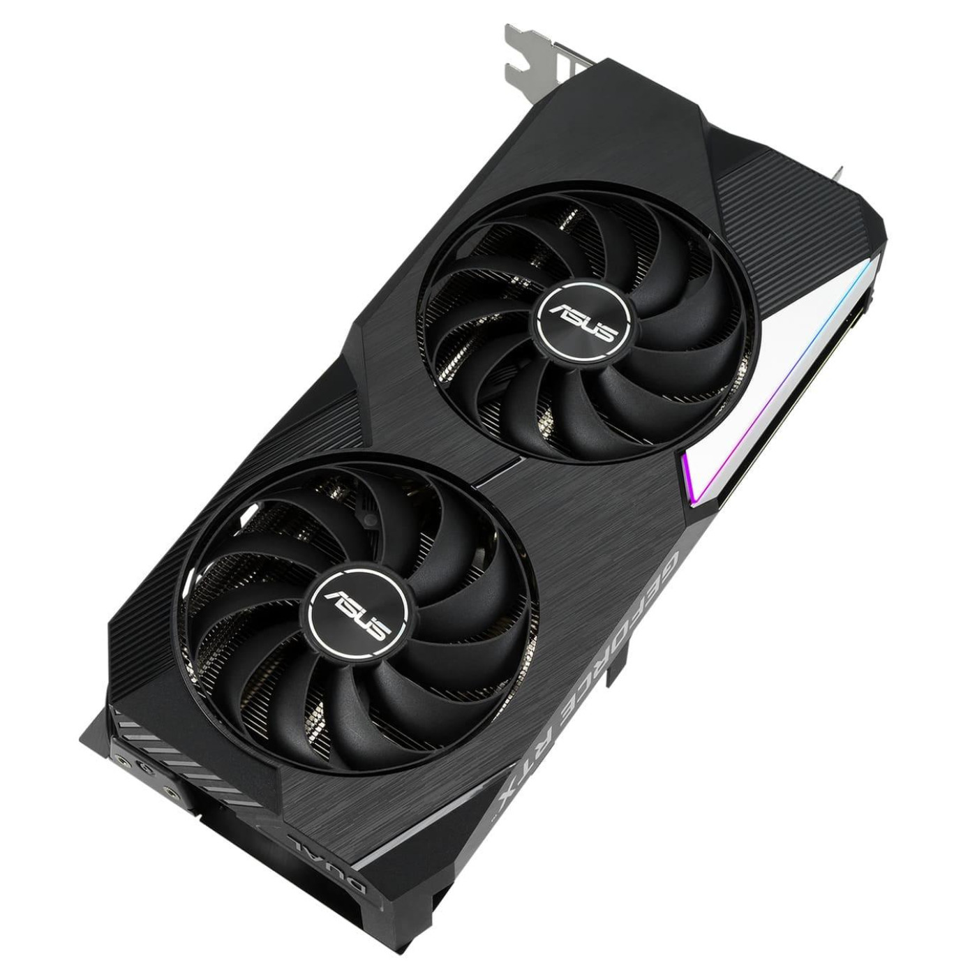 Видеокарта ASUS RTX 3060Ti 8GB Dual V2 OC LHR (DUAL-RTX3060TI-O8G-V2) (GDDR6, 256 bit, PCI-E v4.0 x16) Б/у