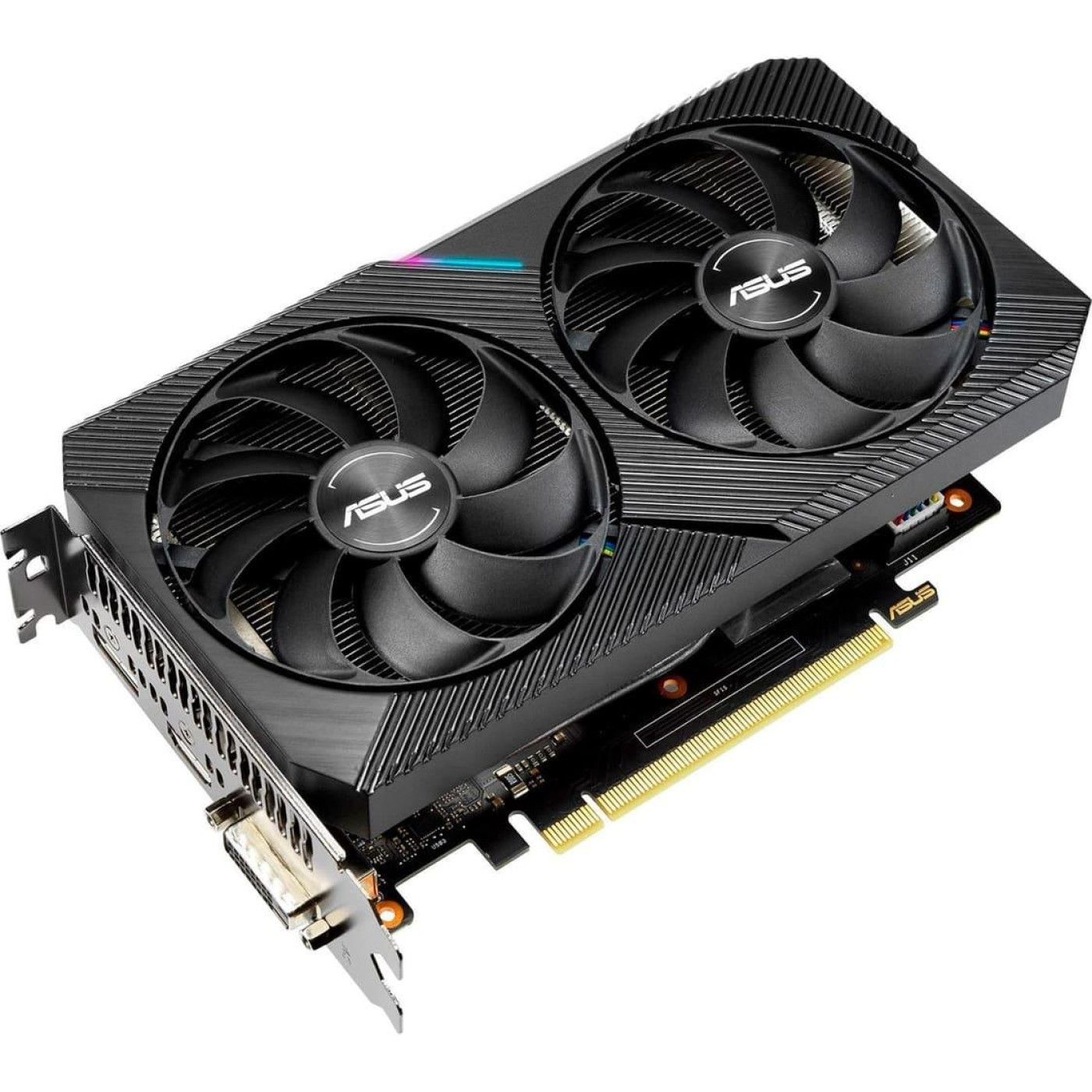 Видеокарта ASUS RTX 2070 8GB Dual Mini OC (DUAL-RTX2070-O8G-MINI) (GDDR6, 256 bit, PCI-E 3.0 x16) Б/у
