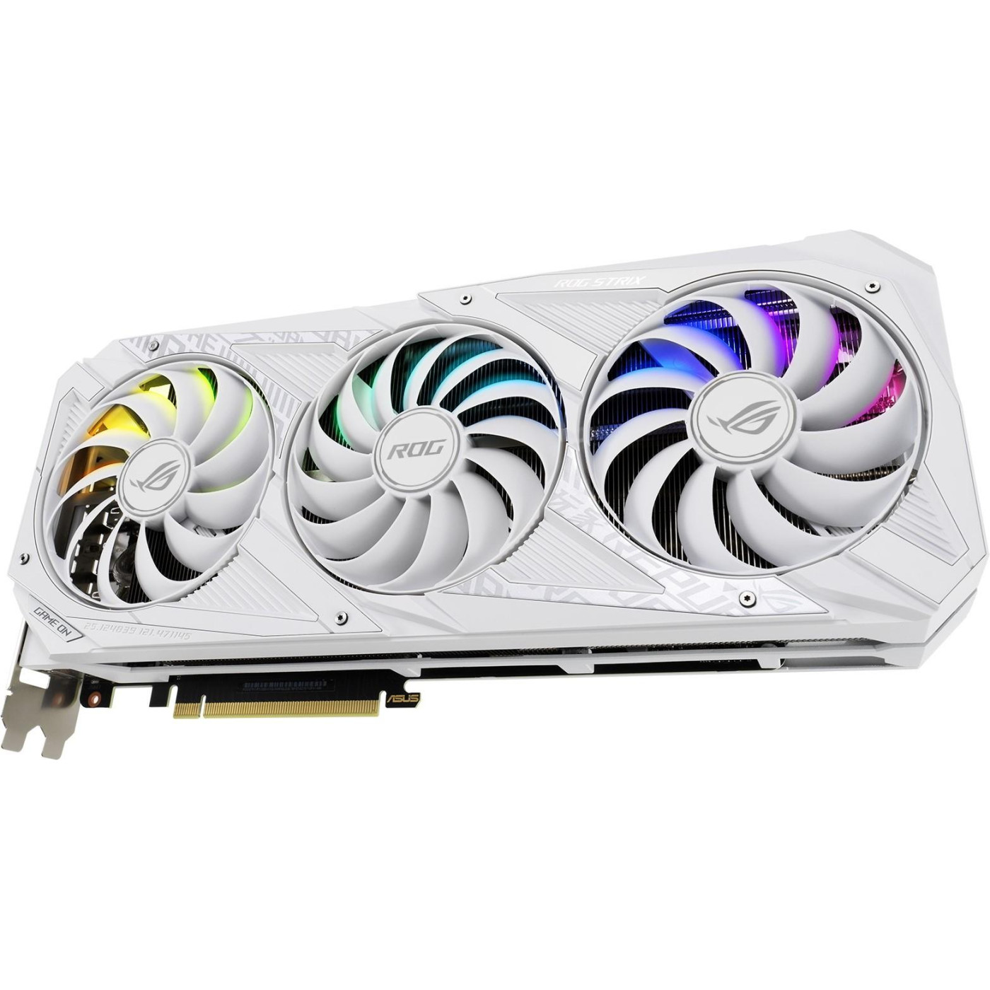 Відеокарта ASUS RTX 3080 10Gb ROG Strix White OC V2 LHR (ROG-STRIX-RTX3080-O10G-WHITE-V2) (GDDR6X, 320 bit, PCI-E v4.0 x16) Б/в