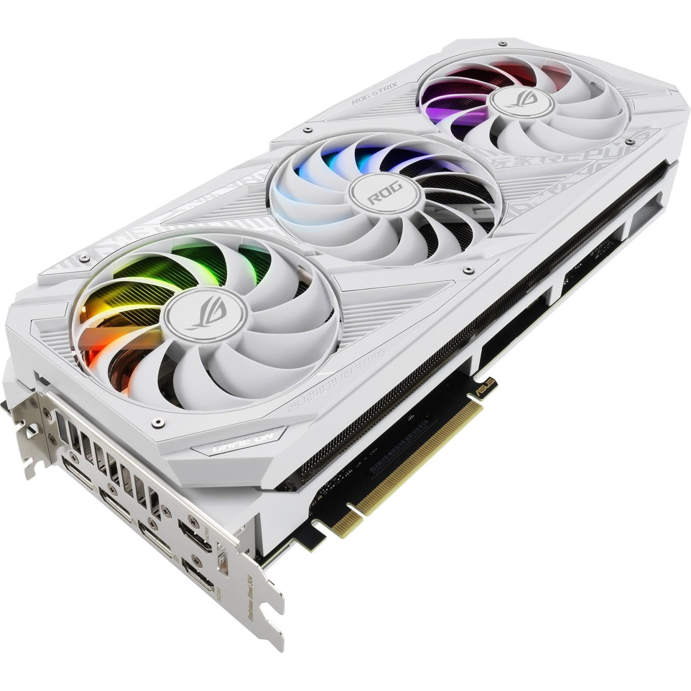 Відеокарта ASUS RTX 3080 10Gb ROG Strix White OC V2 LHR (ROG-STRIX-RTX3080-O10G-WHITE-V2) (GDDR6X, 320 bit, PCI-E v4.0 x16) Б/в