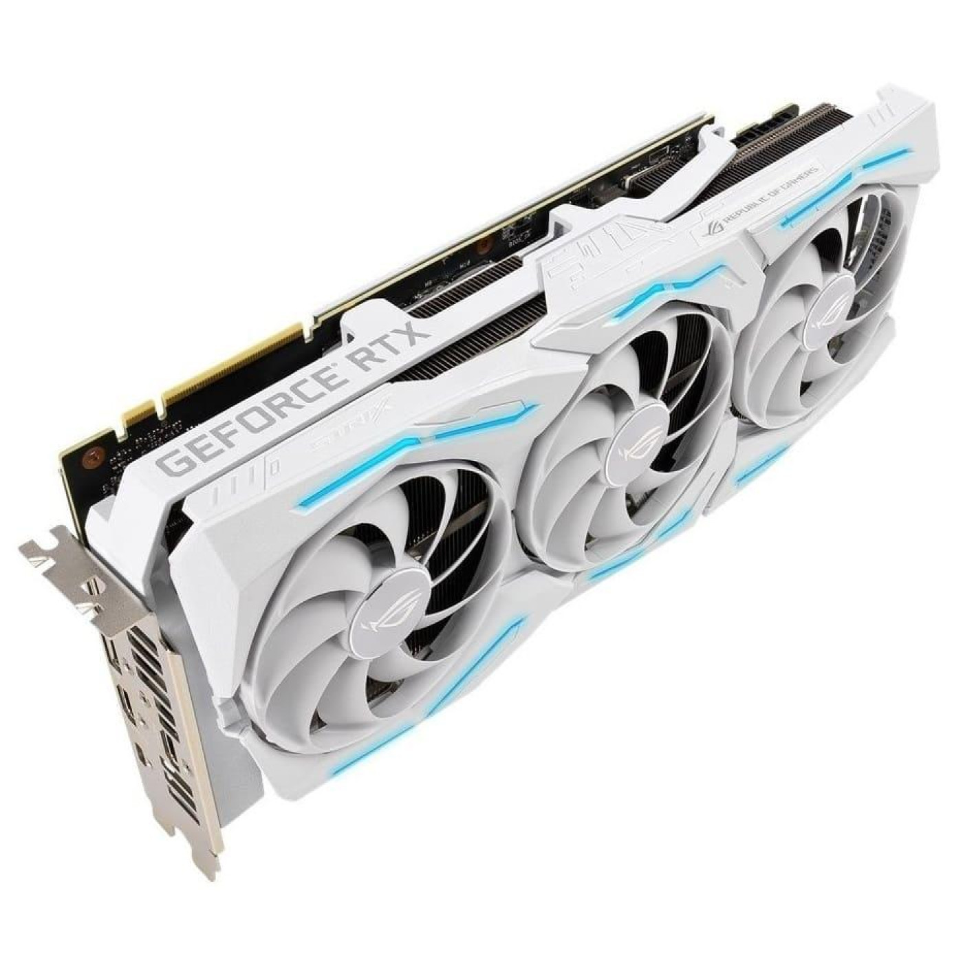 Видеокарта ASUS RTX 2080 Super 8GB ROG Strix Gaming White OC (ROG-STRIX-RTX2080S-O8G-WHITE-GAMING) (GDDR6, 256 bit, PCI-E 3.0)
