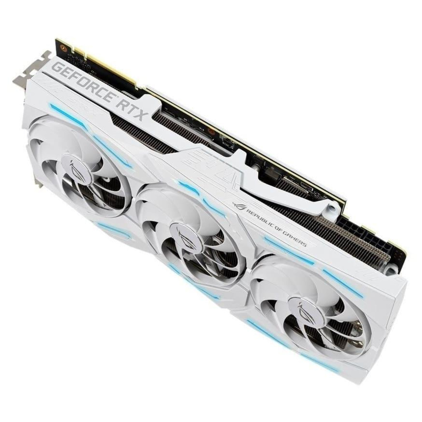 Видеокарта ASUS RTX 2080 Super 8GB ROG Strix Gaming White OC (ROG-STRIX-RTX2080S-O8G-WHITE-GAMING) (GDDR6, 256 bit, PCI-E 3.0)