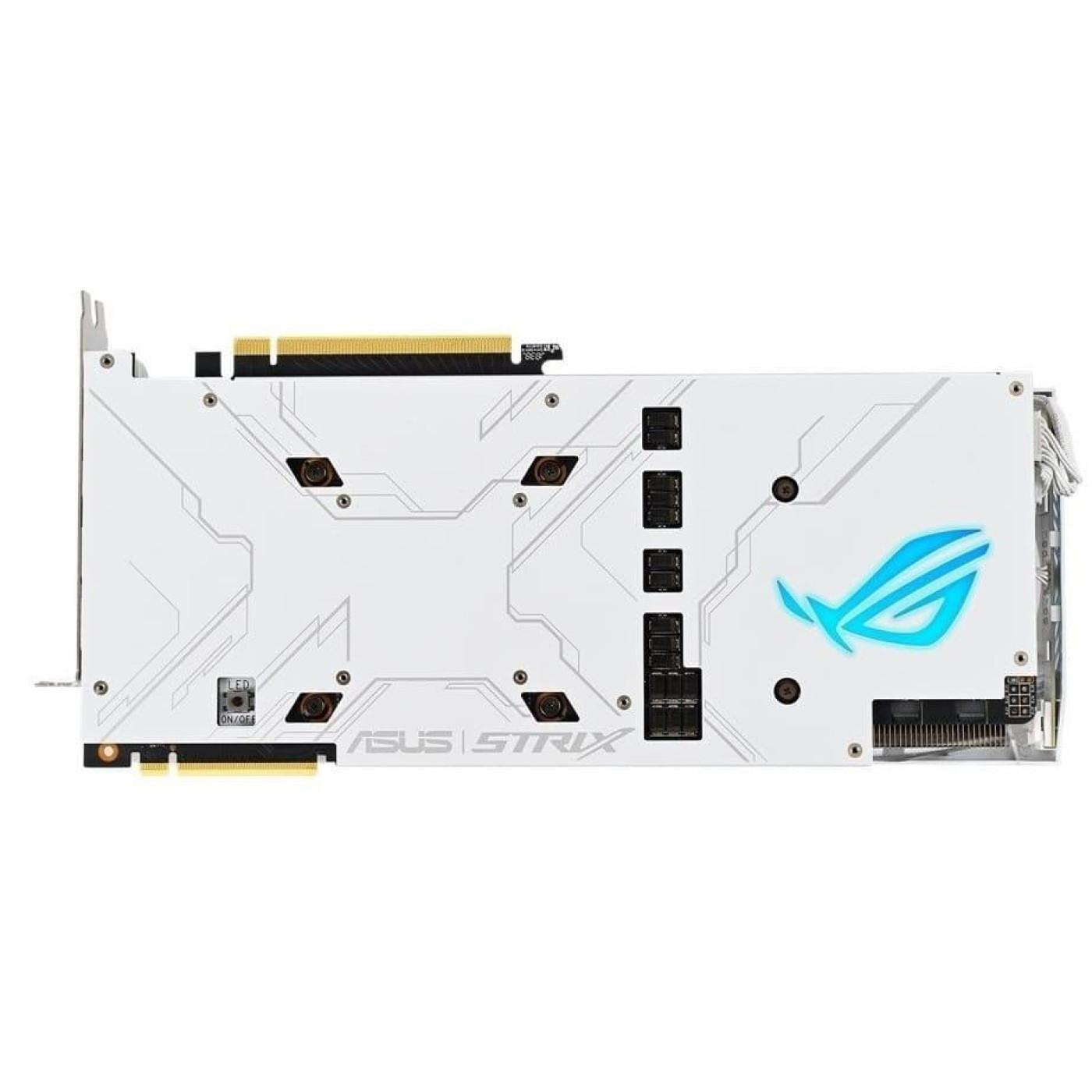 Видеокарта ASUS RTX 2080 Super 8GB ROG Strix Gaming White OC (ROG-STRIX-RTX2080S-O8G-WHITE-GAMING) (GDDR6, 256 bit, PCI-E 3.0)