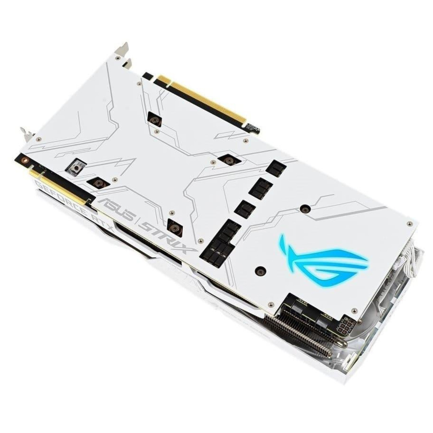 Видеокарта ASUS RTX 2080 Super 8GB ROG Strix Gaming White OC (ROG-STRIX-RTX2080S-O8G-WHITE-GAMING) (GDDR6, 256 bit, PCI-E 3.0)