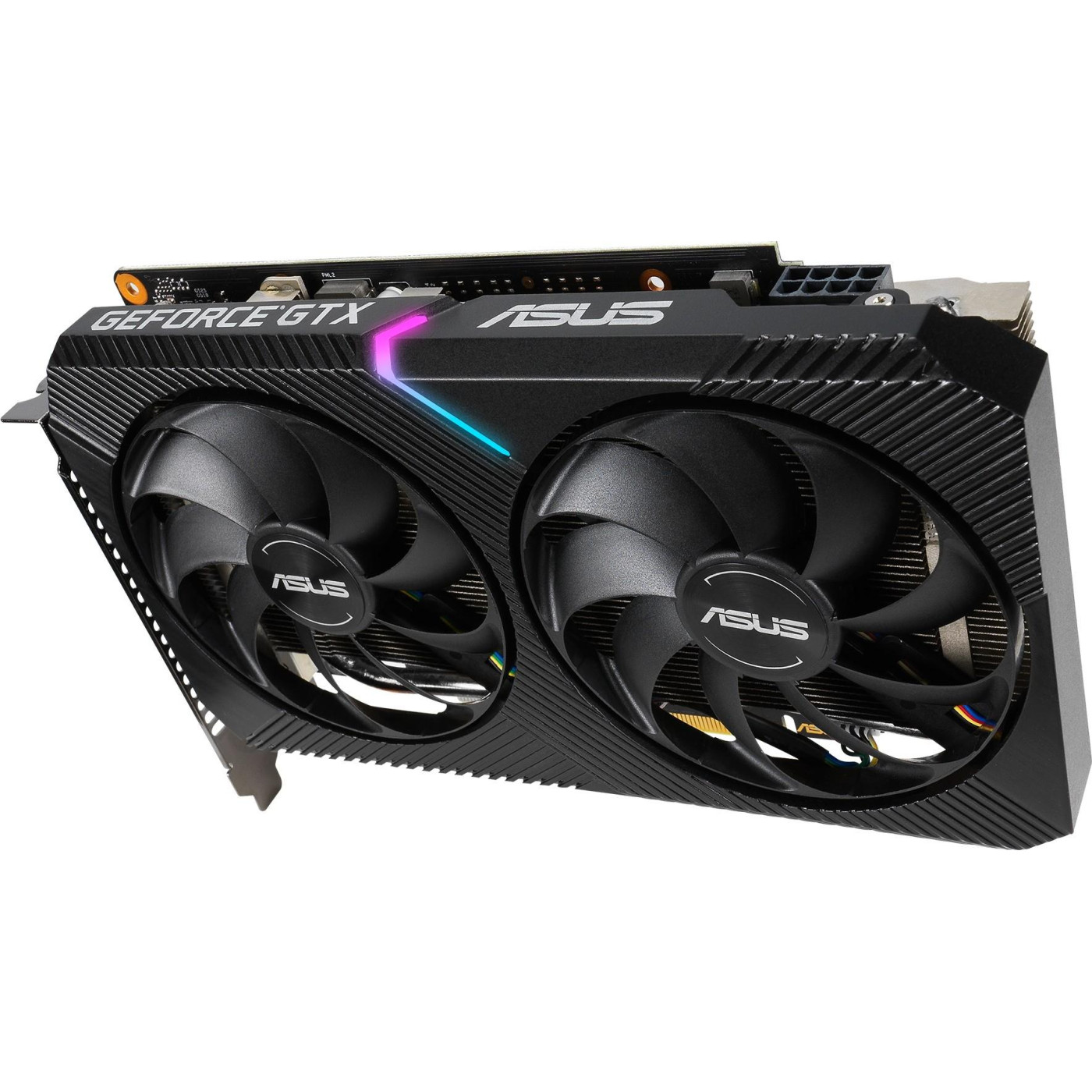 Видеокарта ASUS GTX 1660 6Gb Super Dual Mini (DUAL-GTX1660S-O6G-MINI) (GDDR6, 192 bit, PCI-E v3.0) Б/у