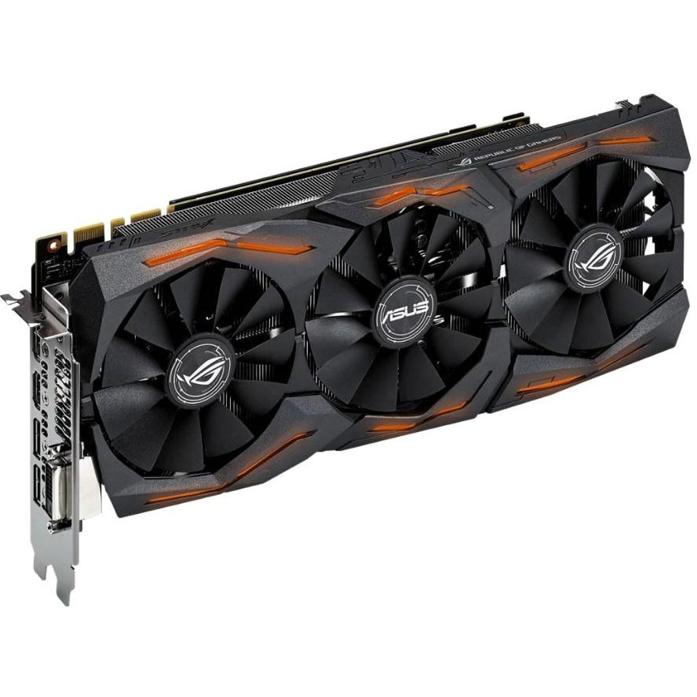 Відеокарта ASUS GTX 1070 8Gb ROG Strix (STRIX-GTX1070-8G-GAMING) (GDDR5, 256 bit, PCI-E v3.0) Б/в