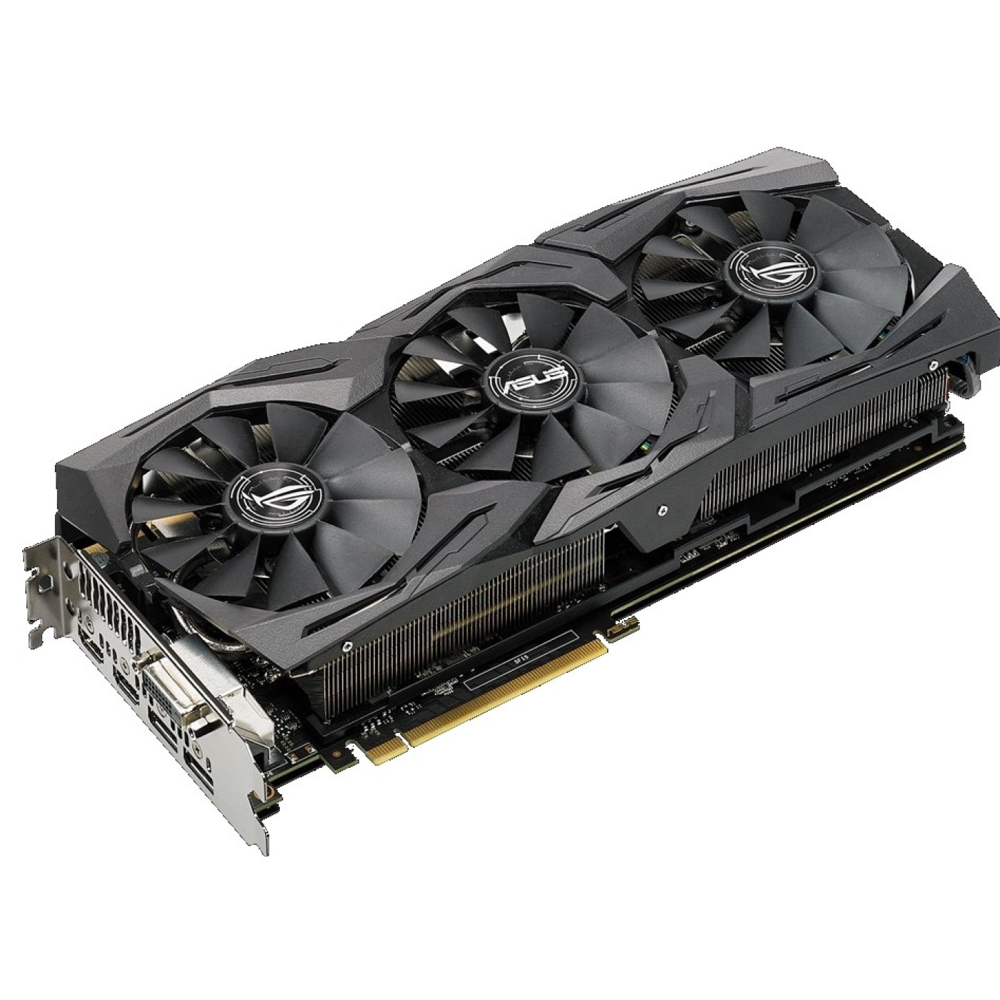 Видеокарта ASUS GTX 1080Ti 11Gb Strix (ROG-STRIX-GTX1080TI-11G-GAMING) (GDDR5X, 352 bit, PCI-E 3.0 x16) Б/у