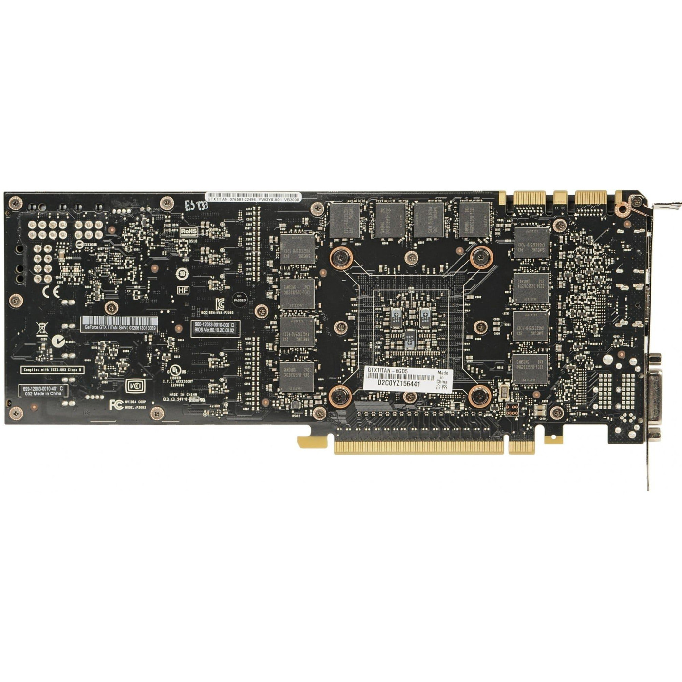 Видеокарта ASUS GTX Titan 6Gb same 1060 (GTXTITAN-6GD5) (GDDR5, 384 bit, PCI-E 3.0 x16) Б/у