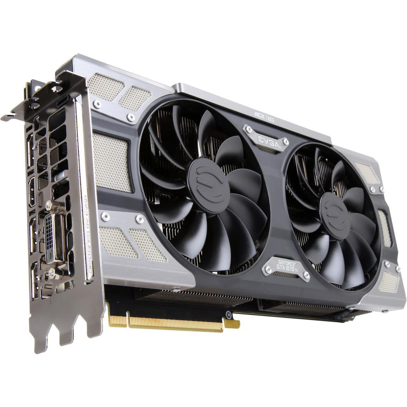 Видеокарта EVGA GTX 1070Ti 8Gb FTW ULTRA Silent gaming (08G-P4-6678-KR) (GDDR5, 256 bit, PCI-E 3.0 x16) Б/у