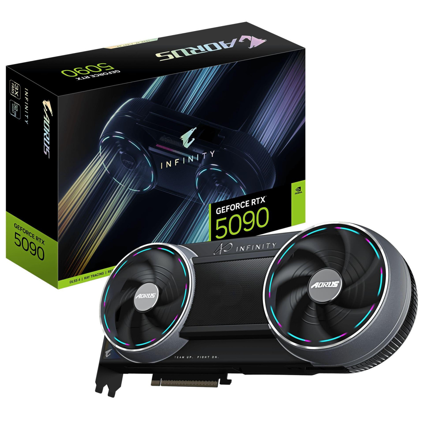 Відеокарта GIGABYTE RTX 5090 32GB AORUS INFINITY (GV-N5090AORUS IF-32GD) (GDDR7, 512 bit, PCI-E v5.0 x16)