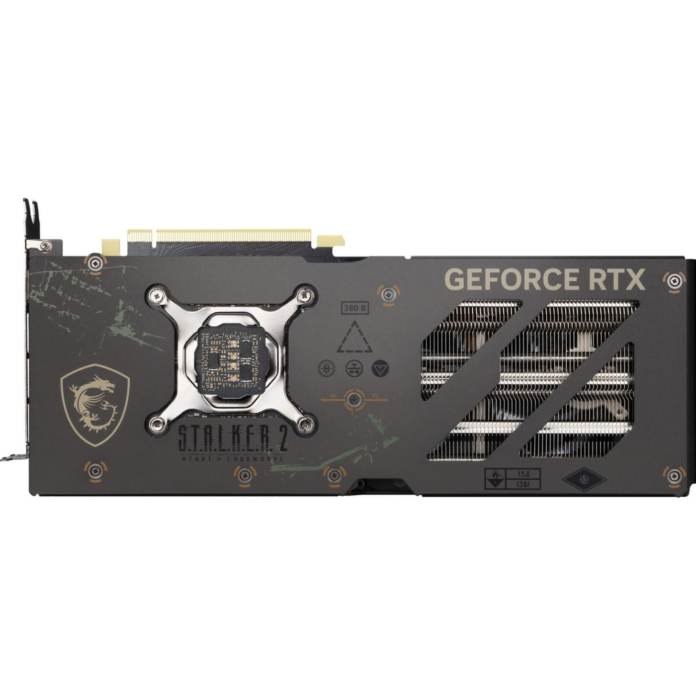 Відеокарта MSI RTX 4070 TI SUPER 16G GAMING SLIM STALKER 2 EDITION (RTX 4070 Ti SUPER 16G GAMING SLIM STALKER 2) (GDDR6X, 256 bit, PCI-E v4.0 x16) U1