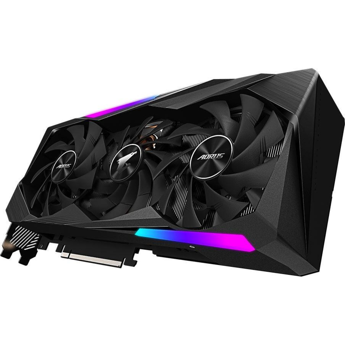 Відеокарта Gigabyte RTX 3070 8Gb Aorus Master LHR (GV-N3070AORUS M-8GD) (GDDR6, 256 bit, PCI-E v4.0 x16) Б/в