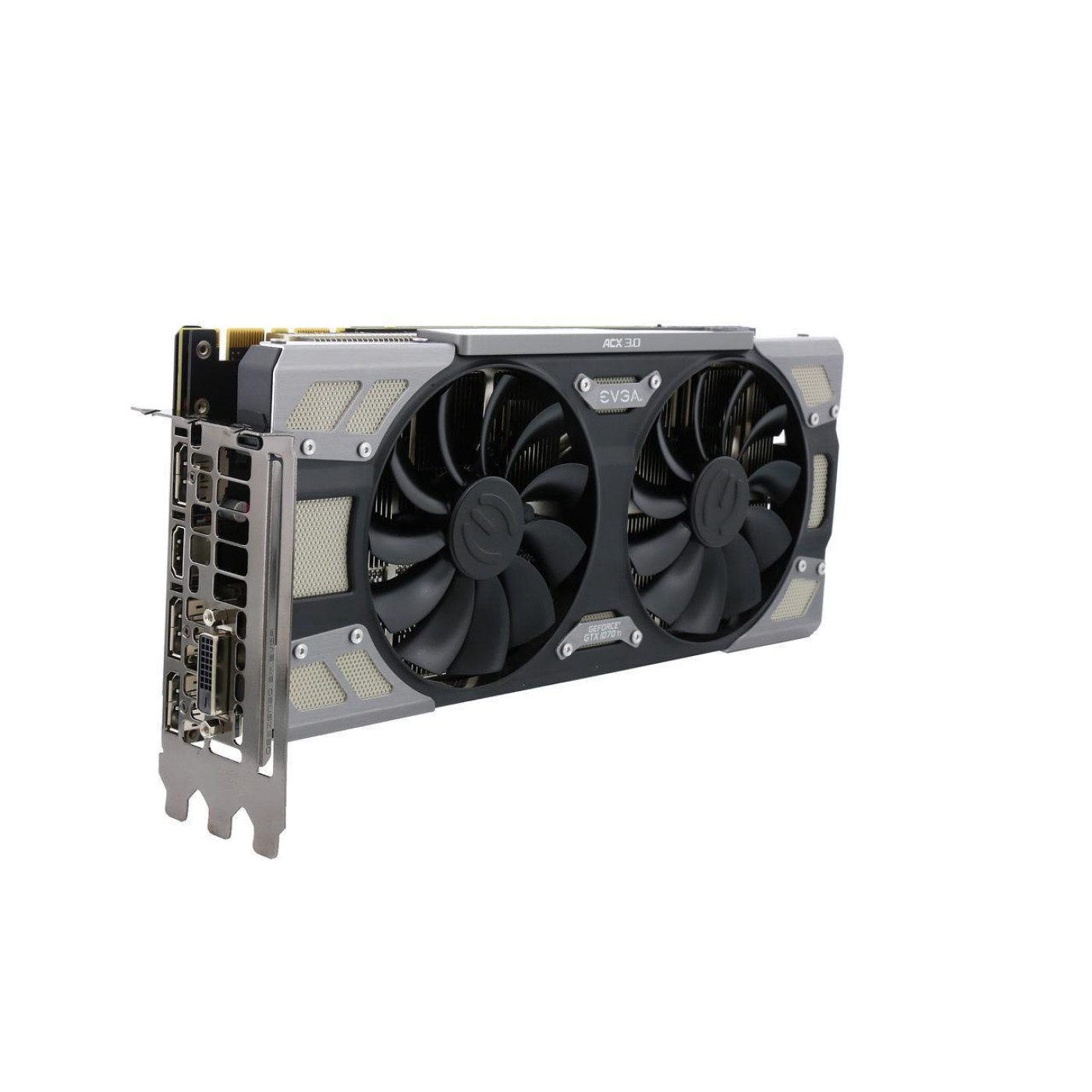 Видеокарта EVGA GTX 1070Ti 8Gb FTW ULTRA Silent gaming (08G-P4-6678-KR) (GDDR5, 256 bit, PCI-E 3.0 x16) Б/у