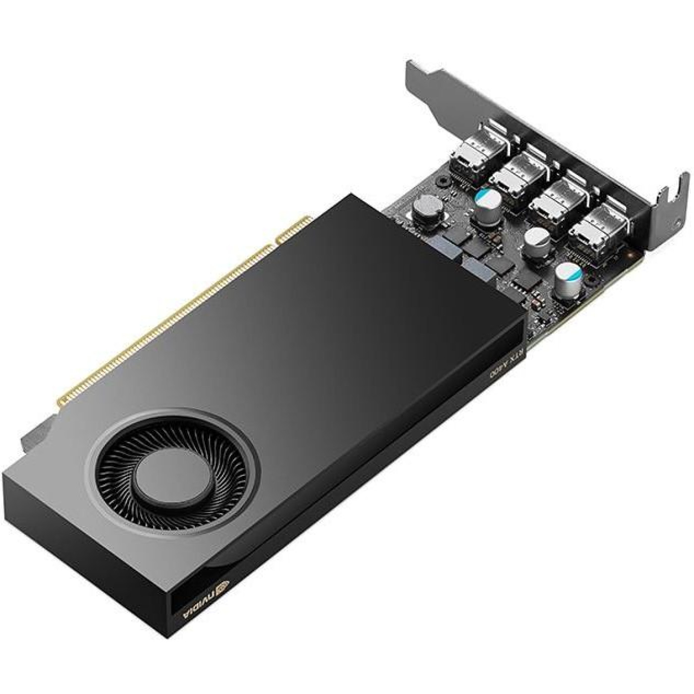 Відеокарта PNY RTX A400 4GB LP BOX (VCNRTXA400-PB) (GDDR6, 64 bit, PCI-E v4.0 x8)