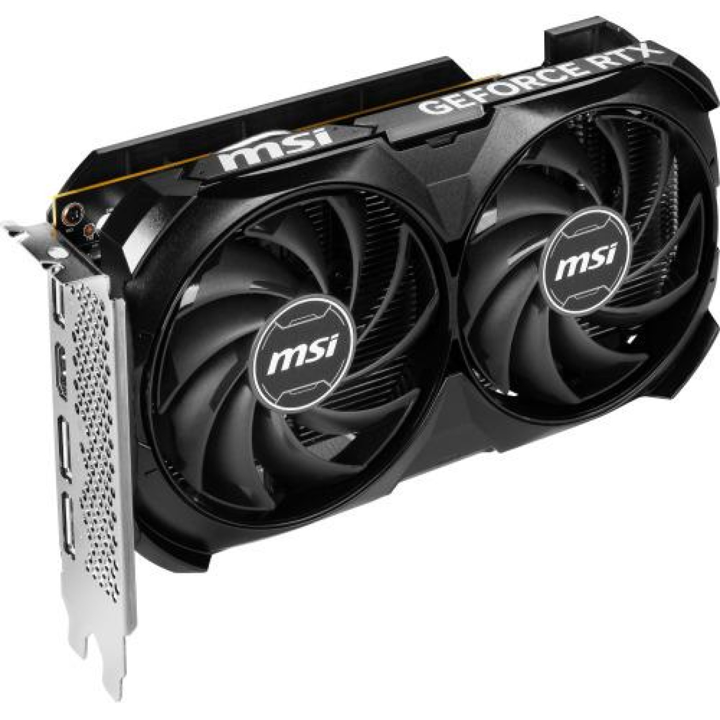 Відеокарта MSI RTX 4060 8GB Ventus 2X Black OC (RTX 4060 VENTUS 2X BLACK 8G OC) (GDDR6, 128 bit, PCI-E v4.0) U1