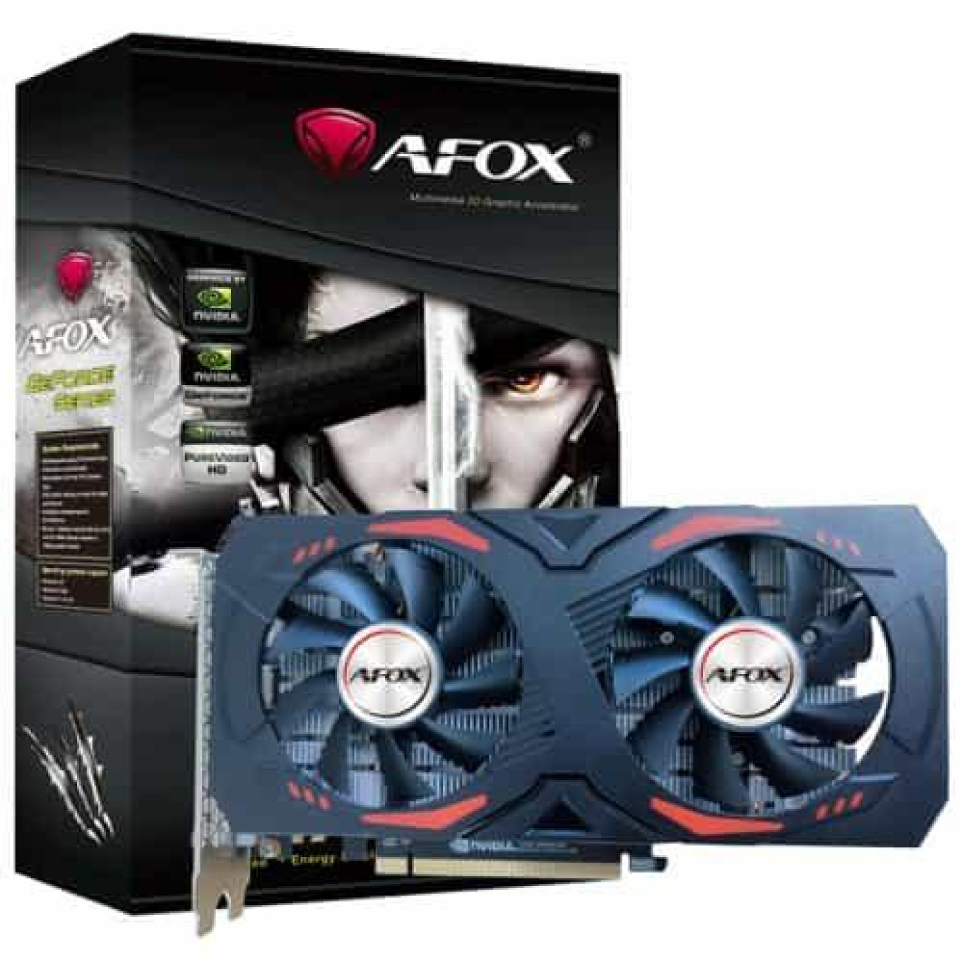Відеокарта Afox GTX 1660Ti 6GB (AF1660TI-6144D6H4) (GDDR6, 192 bit, PCI-E 3.0 x16)