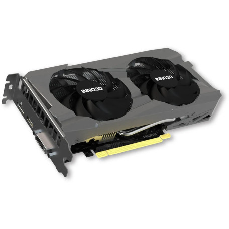 Відеокарта Inno3D RTX 3050 6GB TWIN X2 V2 (N30502-06D6-1880VA60) (GDDR6, PCI-E v4.0 x8)