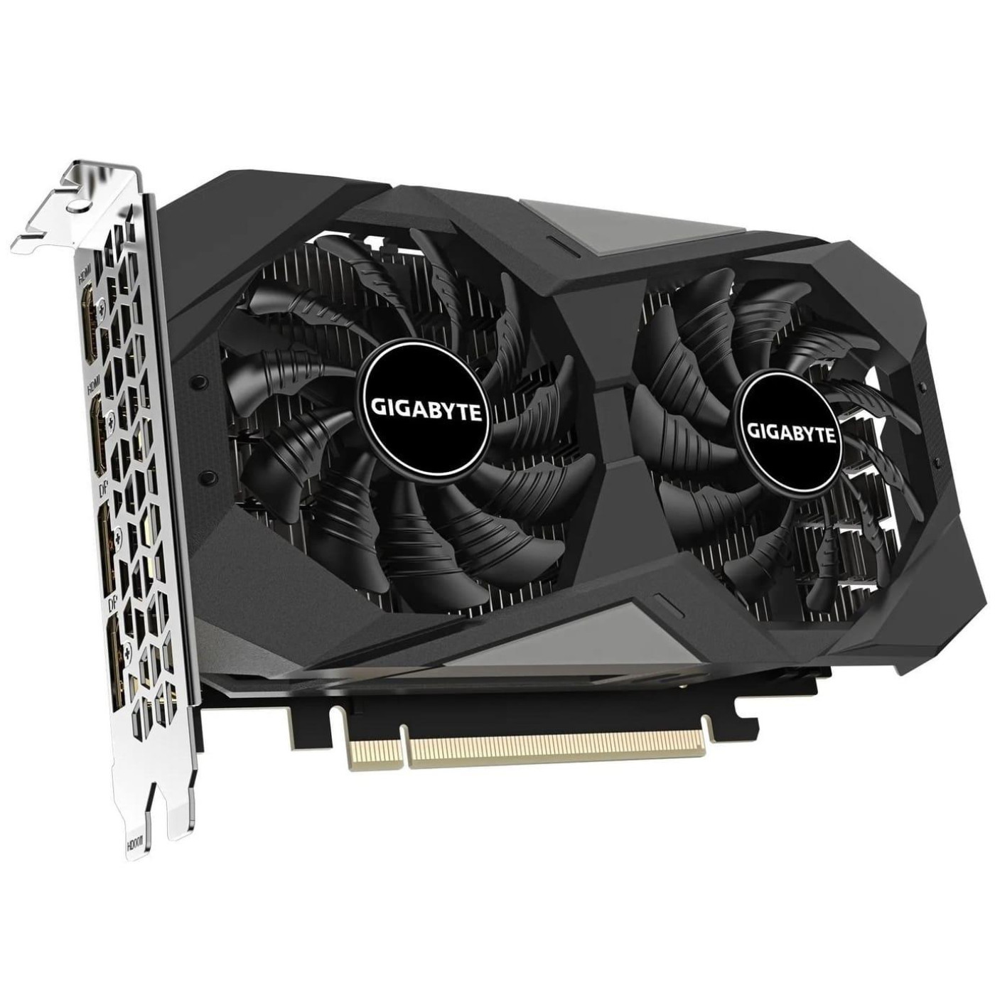 Видеокарта GIGABYTE RTX 3050 6Gb WINDFORCE OC (GV-N3050WF2OC-6GD) (GDDR6, 96 bit, PCI-E v4.0 x8) Б/у
