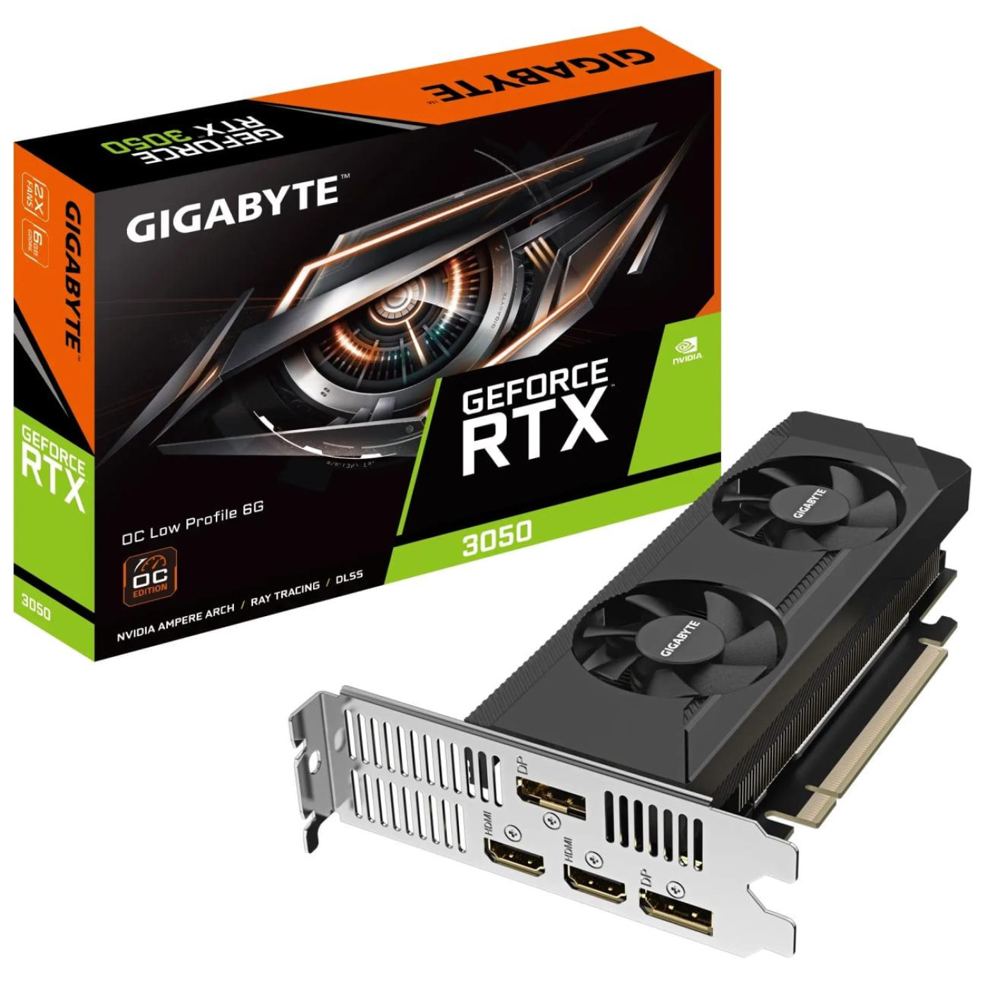 Відеокарта Gigabyte RTX 3050 6GB Gaming OC (GV-N3050OC-6GL) (GDDR6, 96 bit, PCI-E v4.0 x8)