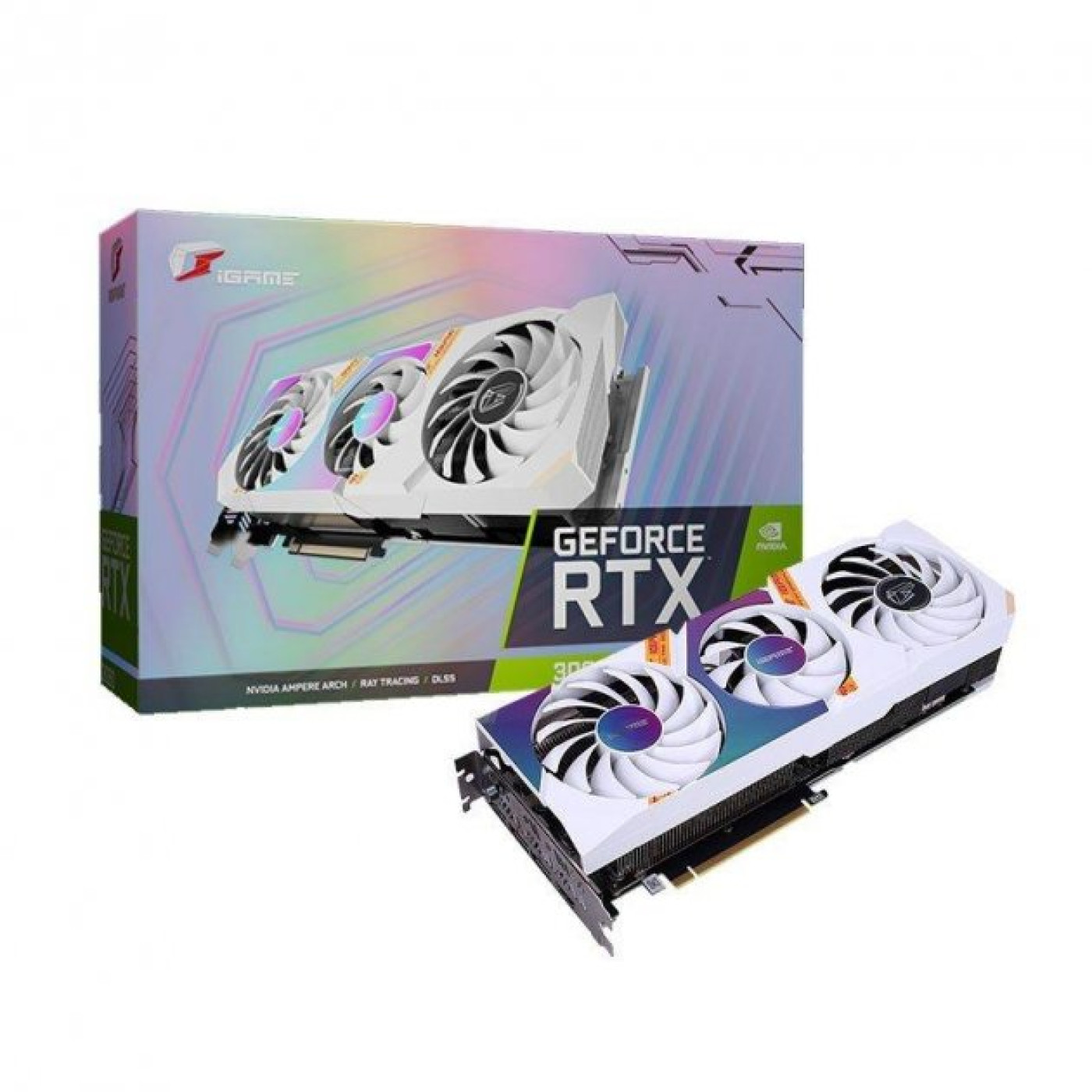 Видеокарта Colorful RTX 3070 8GB iGame Ultra W OC LHR (iGame GeForce RTX 3070 Ultra W OC LHR-V) (GDDR6, 256 bit, PCI-E v4.0 x16)