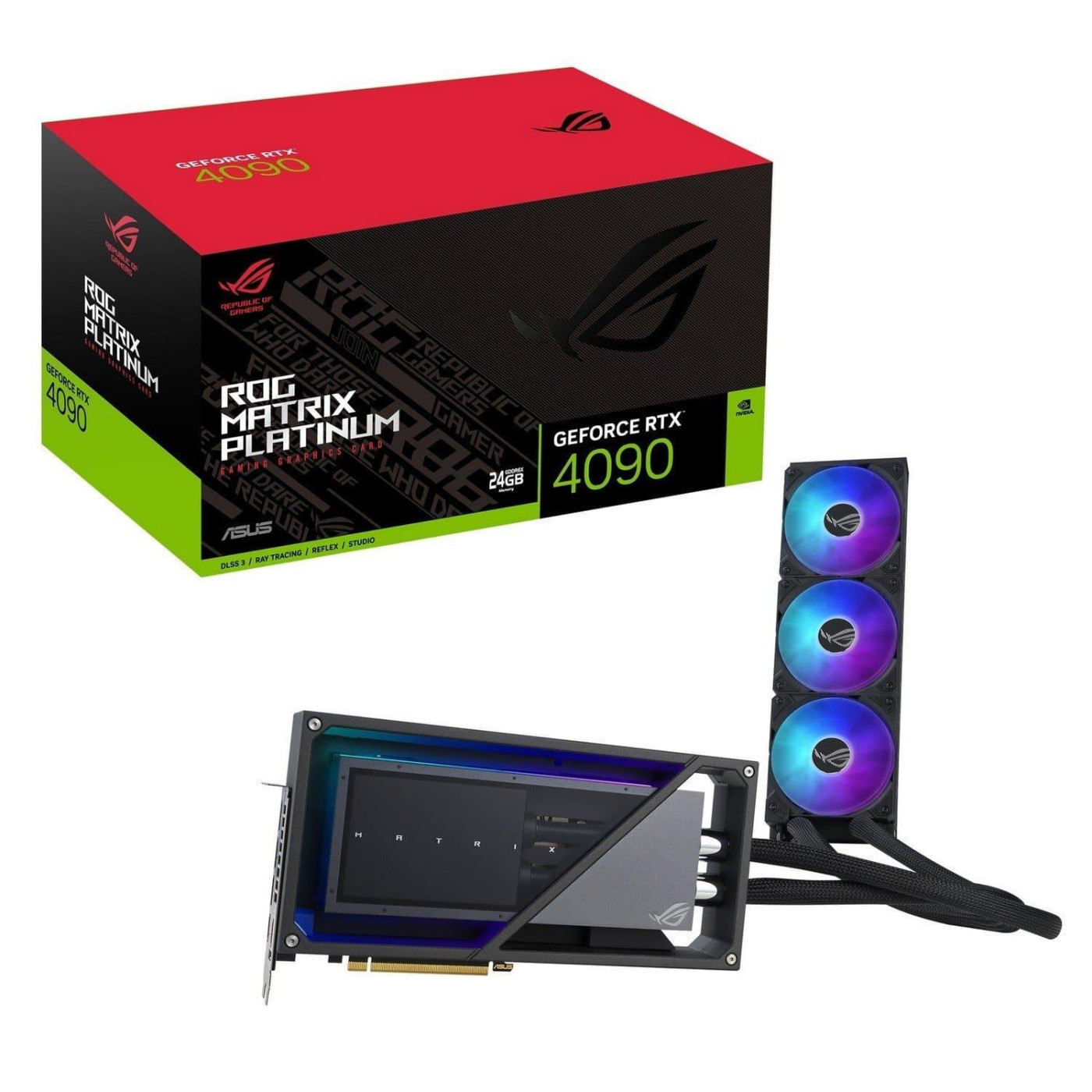 Видеокарта ASUS RTX 4090 24GB Matrix OC Platinum (ROG-MATRIX-RTX4090-P24G-GAMING) (GDDR6X, 384 bit, PCI-E 4.0 x16)